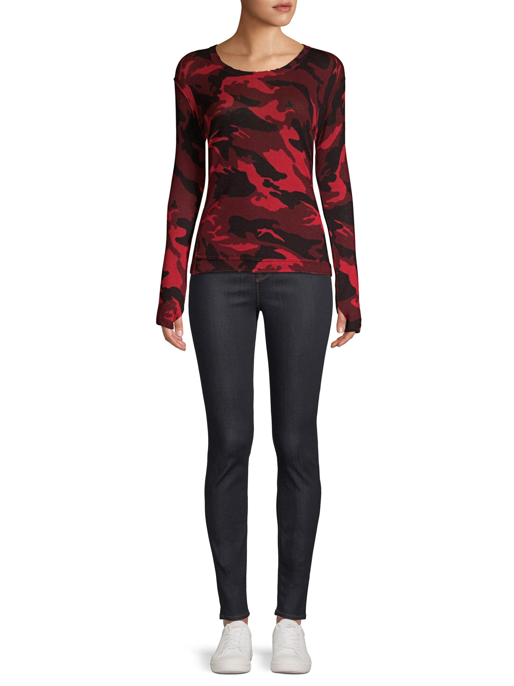 camo cashmere sweater
