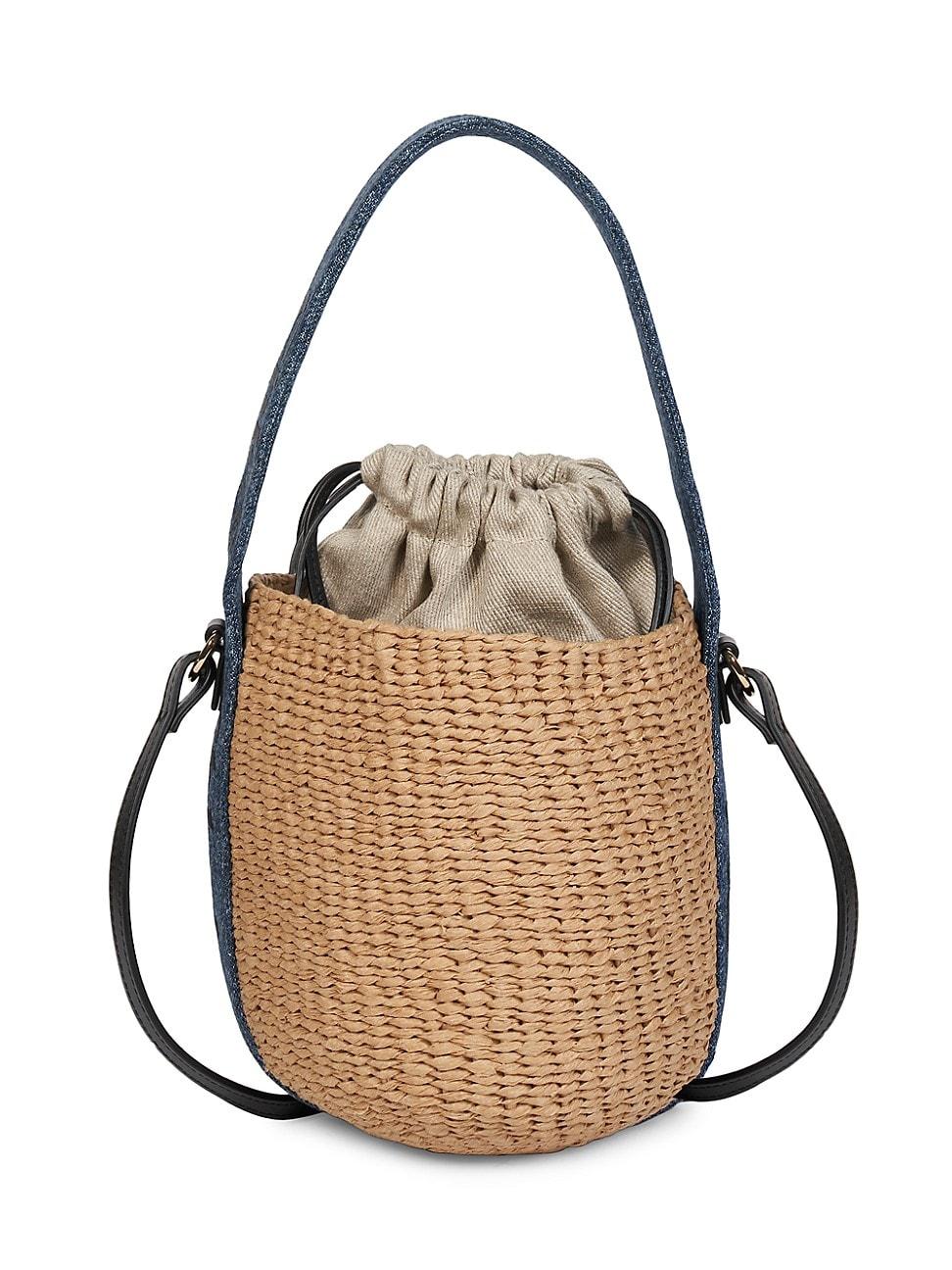 Chloé Woody Woven Basket Bag in Natural | Lyst