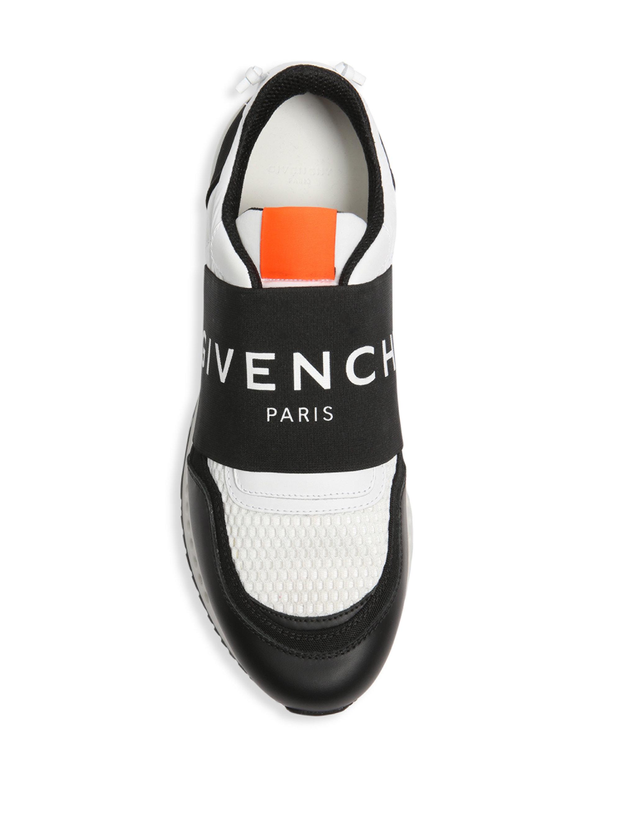 givenchy elastic logo sneakers