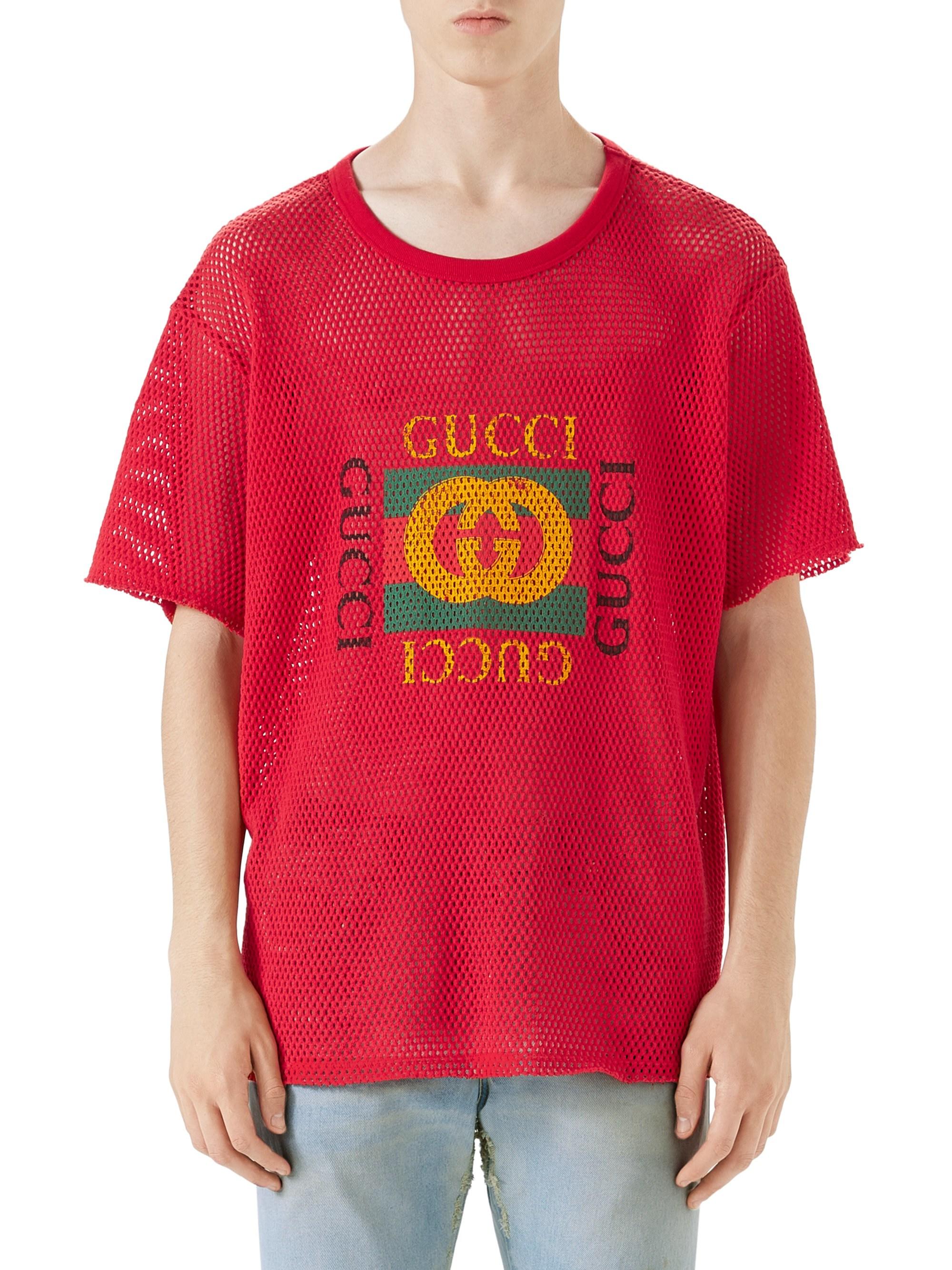 gucci mesh shirt