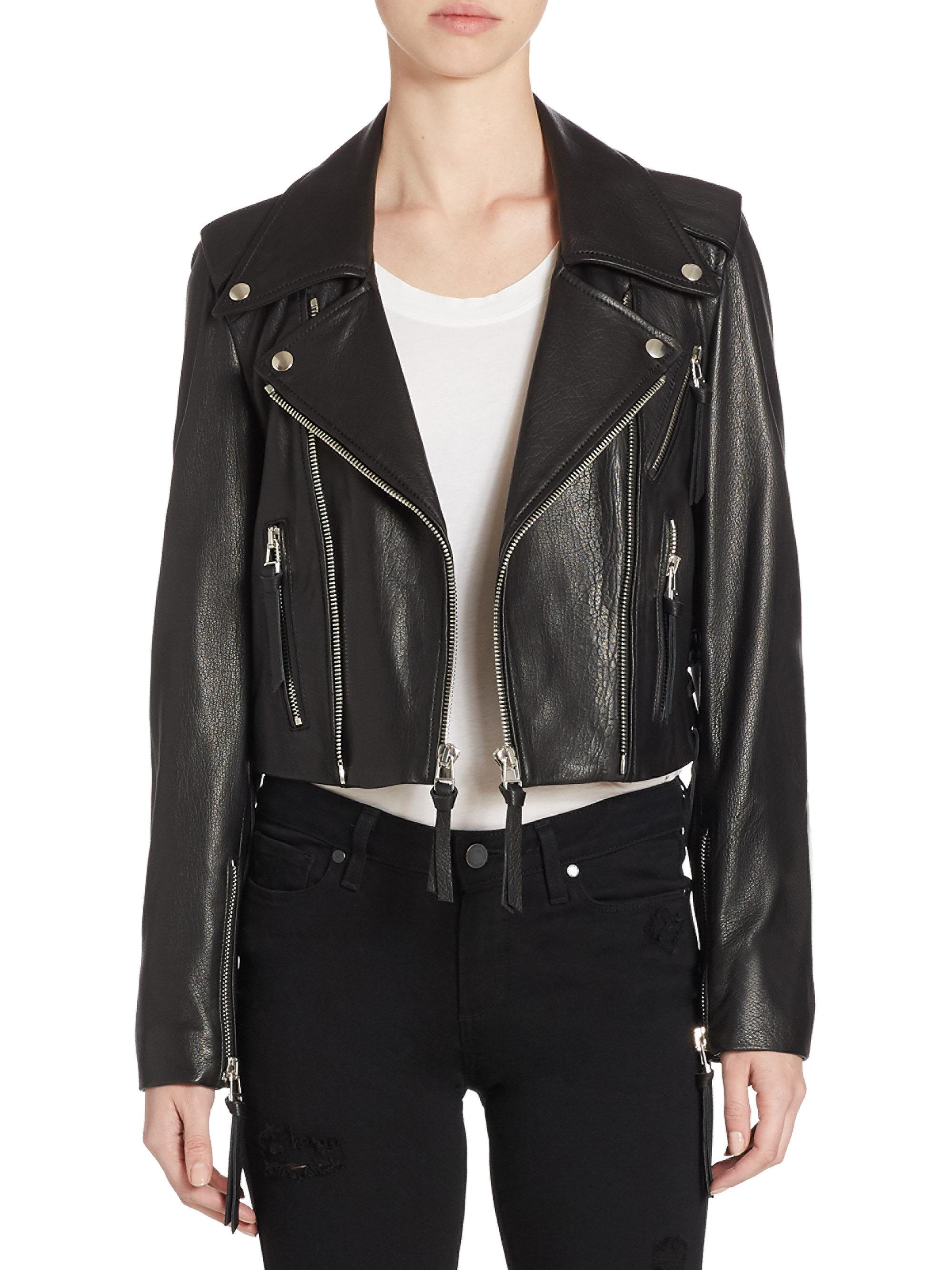 Kooples Burgundy Leather Jacket