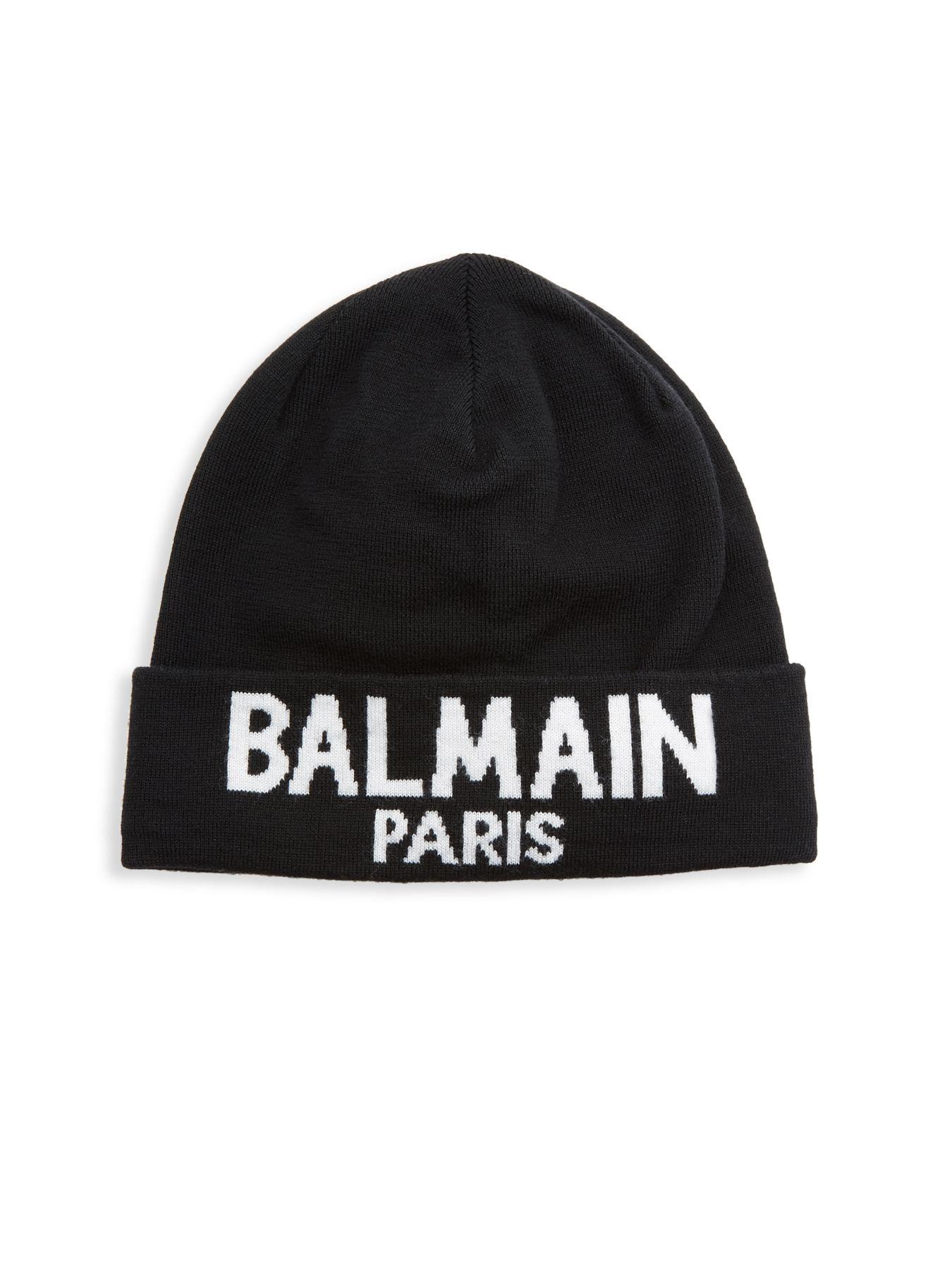 balmain beanie
