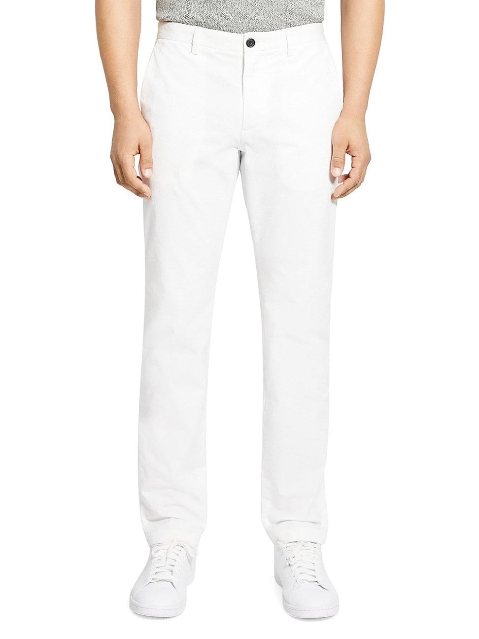 Theory Zaine Slim-fit Pants in White for Men | Lyst