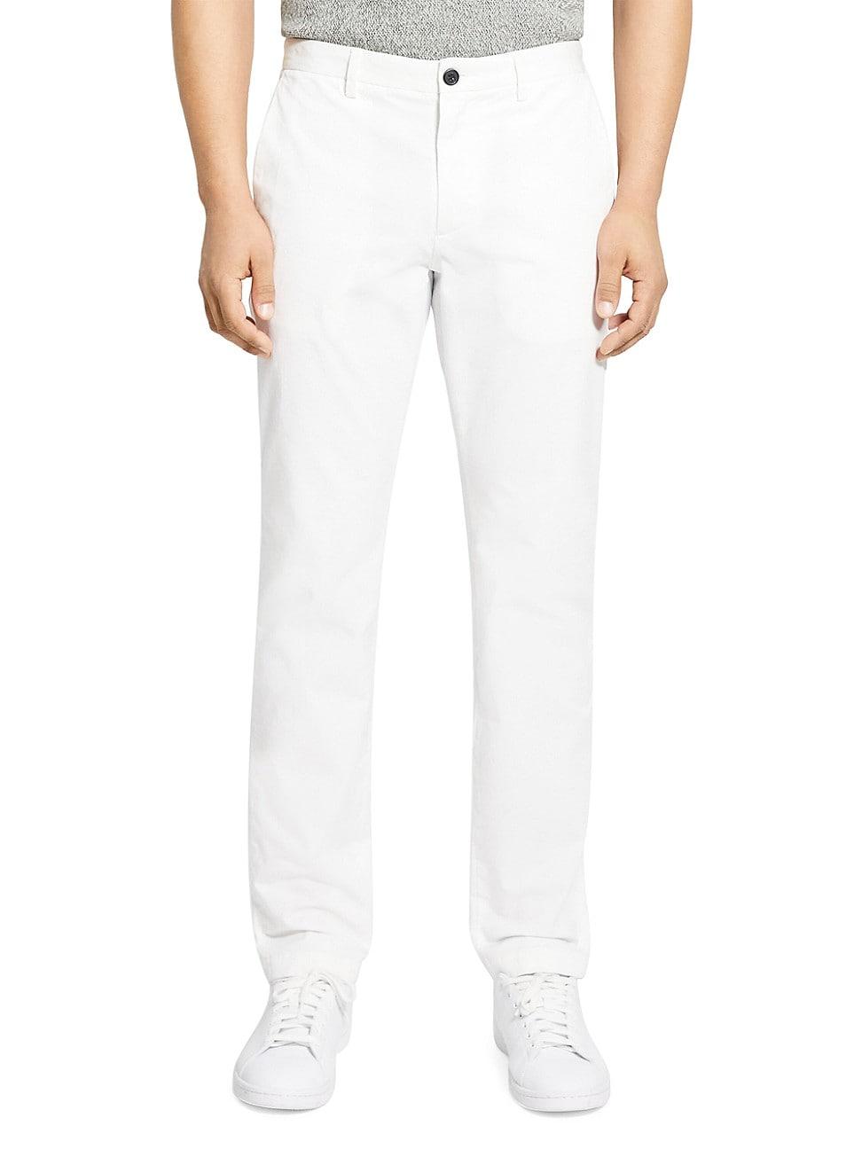 Theory Zaine Slimfit Pants in White for Men Lyst