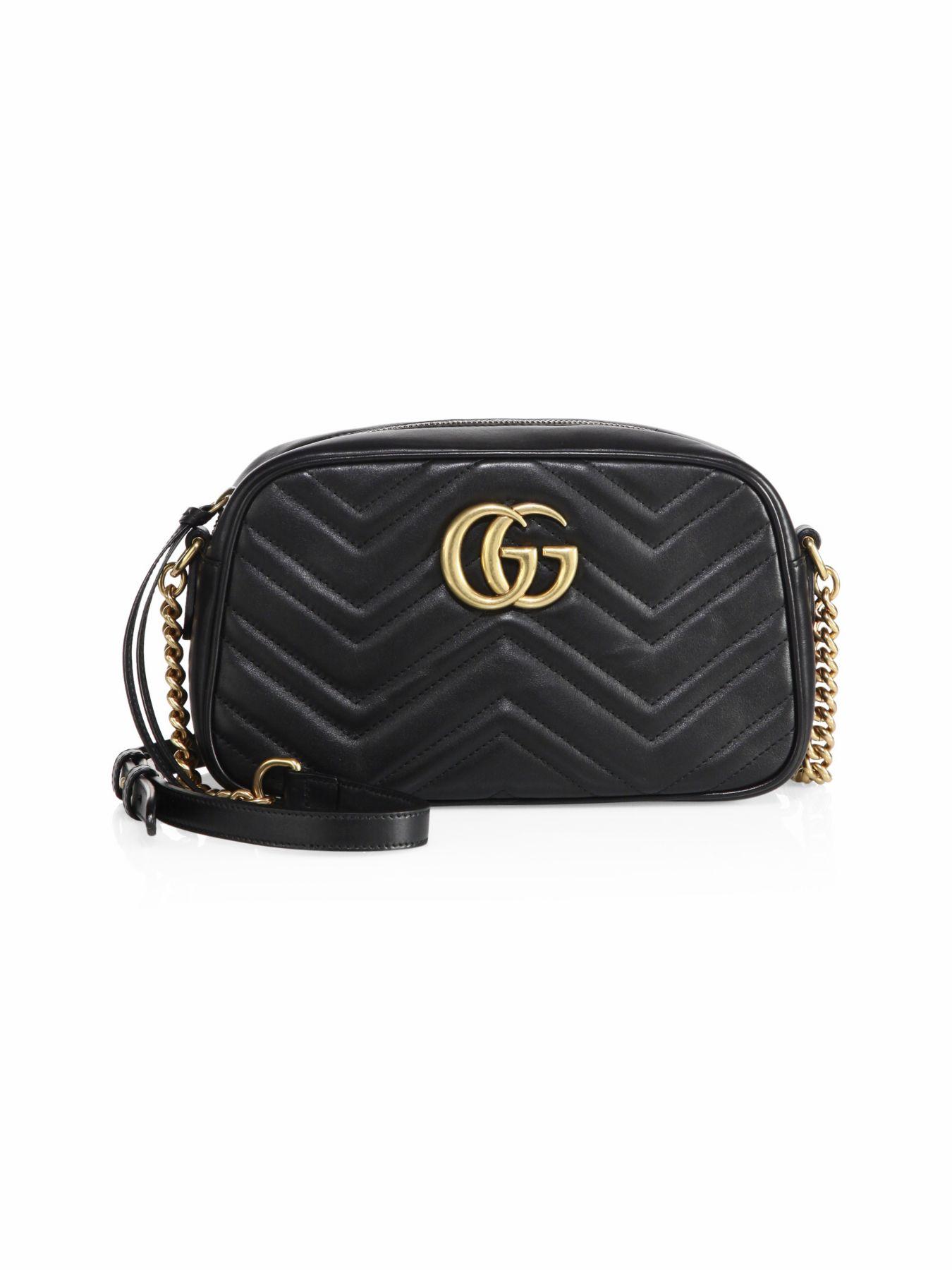Gucci Black Small Gg Supreme Camera Bag IUCN Water