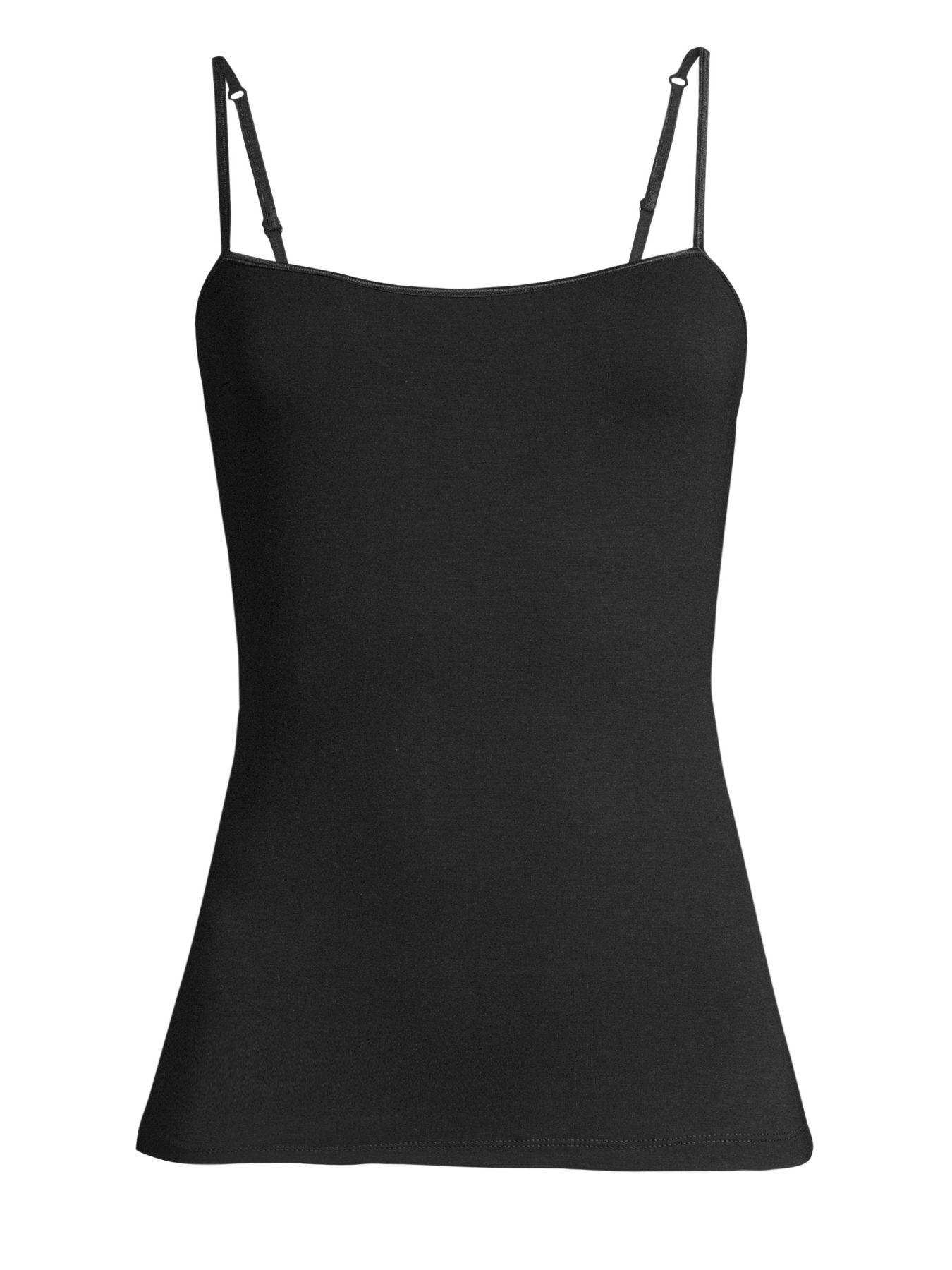 Cosabella Synthetic Talco Long Camisole in Black - Lyst