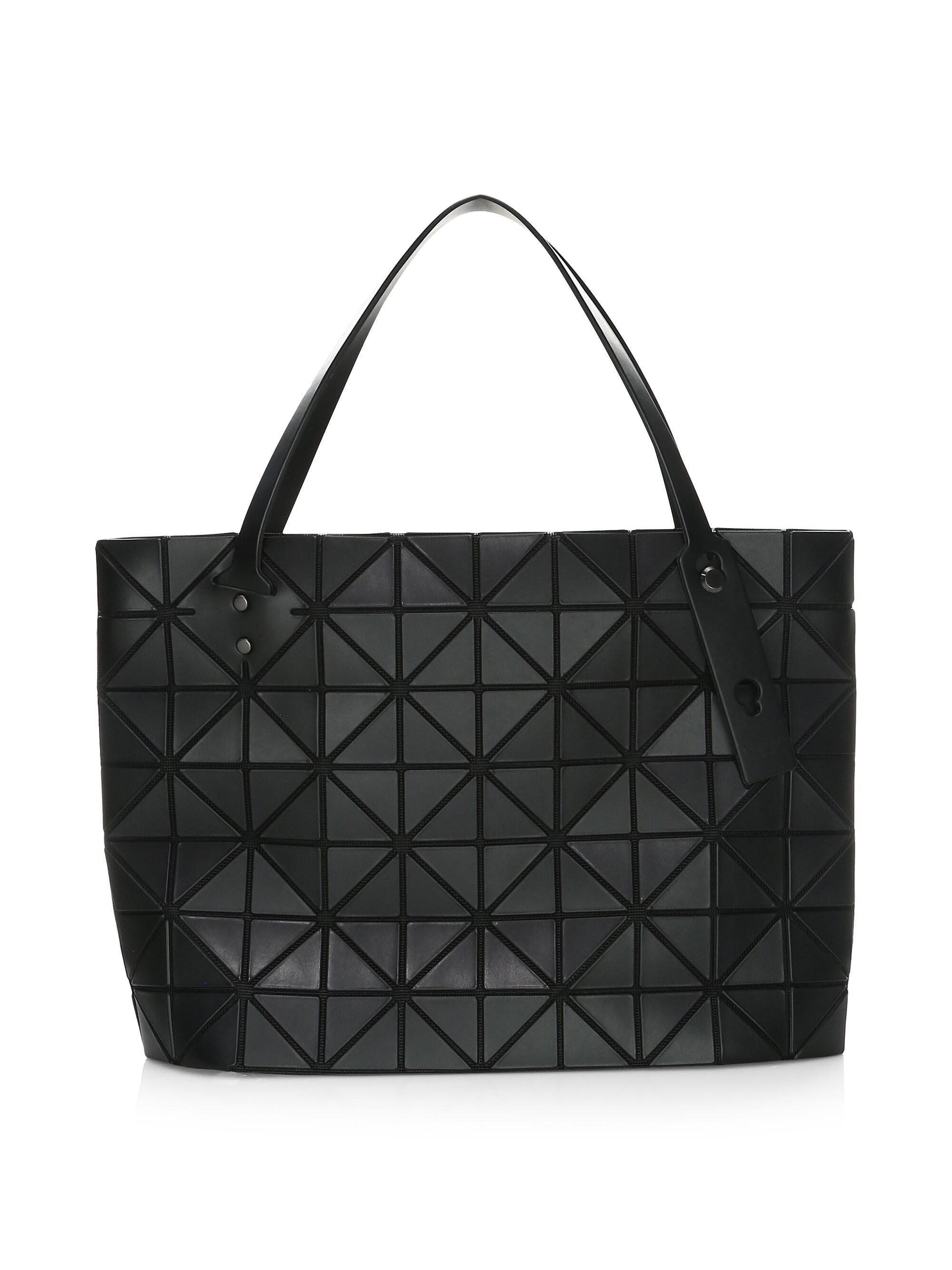 Bao Bao Issey Miyake Synthetic Rock Matte Tote in Black - Lyst