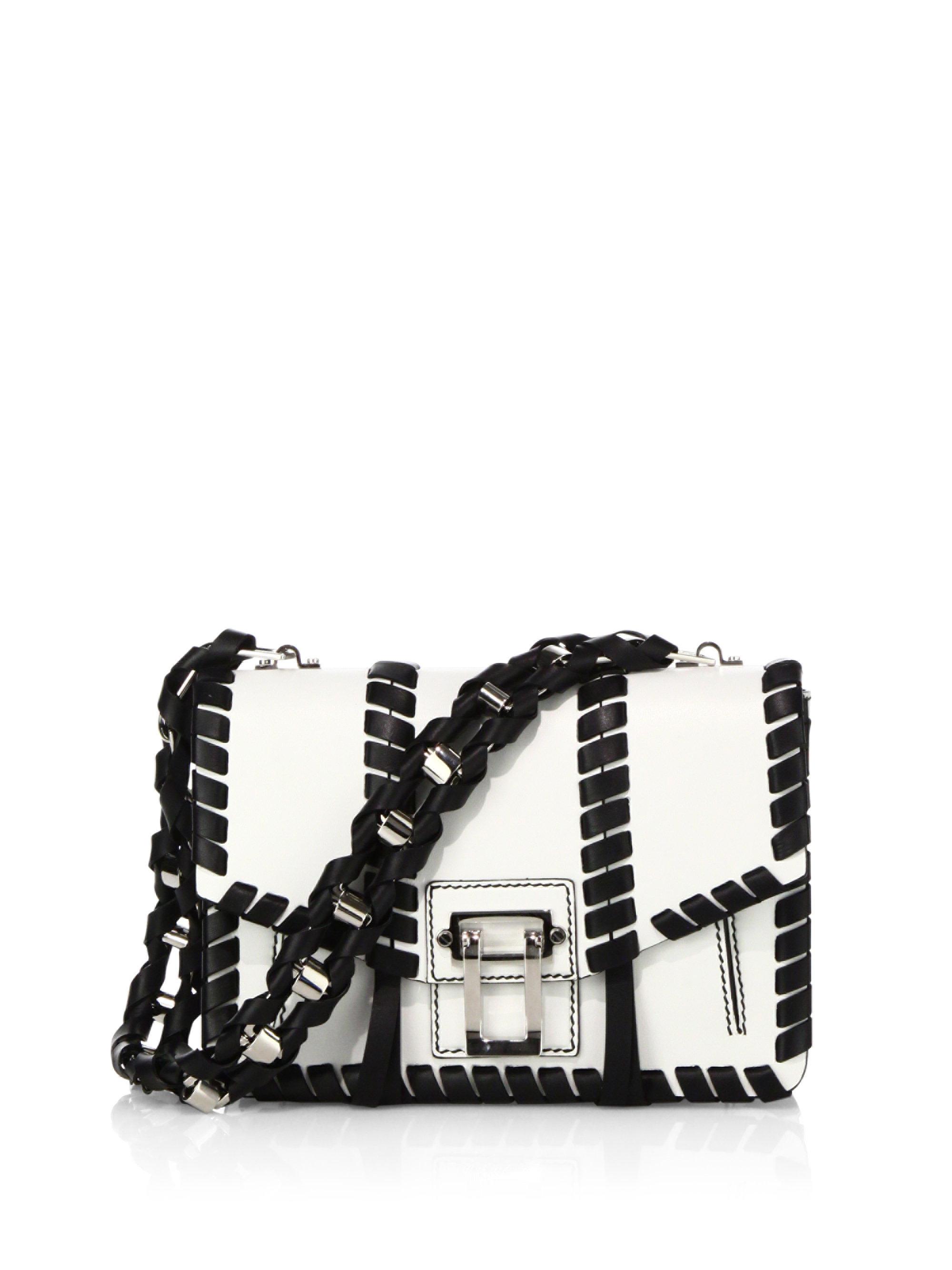 Proenza Schouler Hava Whipstitched Leather Chain Shoulder ...