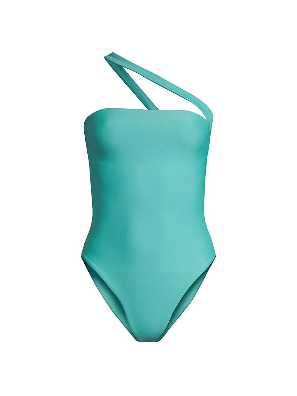 JADE Swim Synthetic Halo Onepiece Swimsuit in Teal (Blue) Lyst