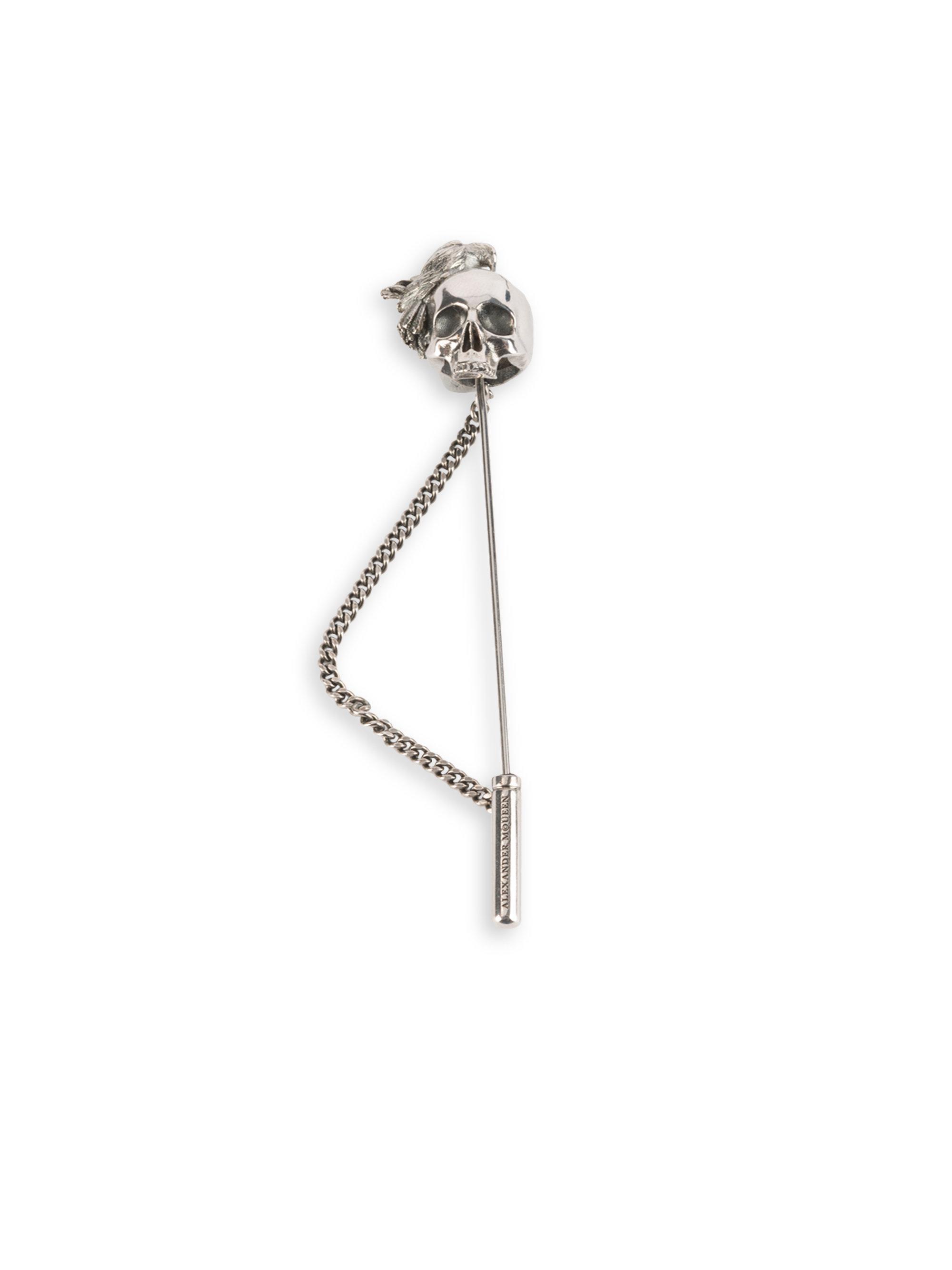 Lapel Pin in Antique Silver (Metallic 