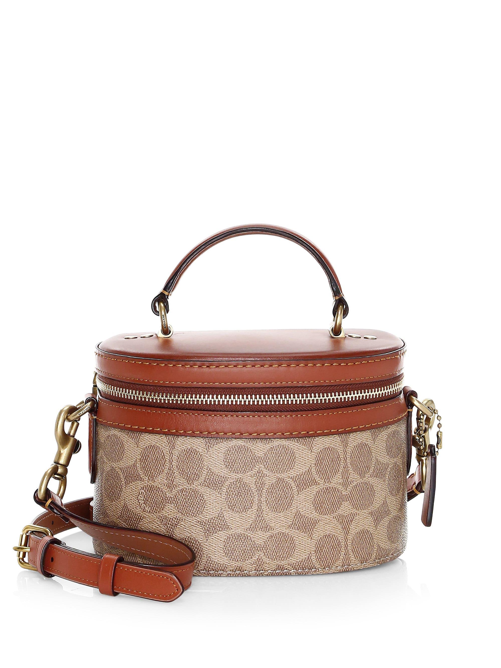 COACH Signature Canvas Trail Bag in Red Lyst