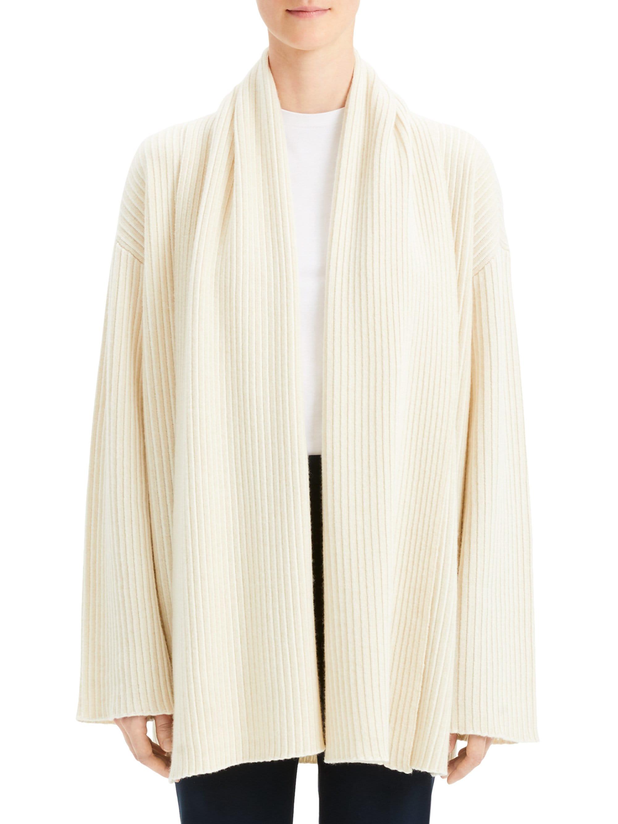 theory ribbed cardigan