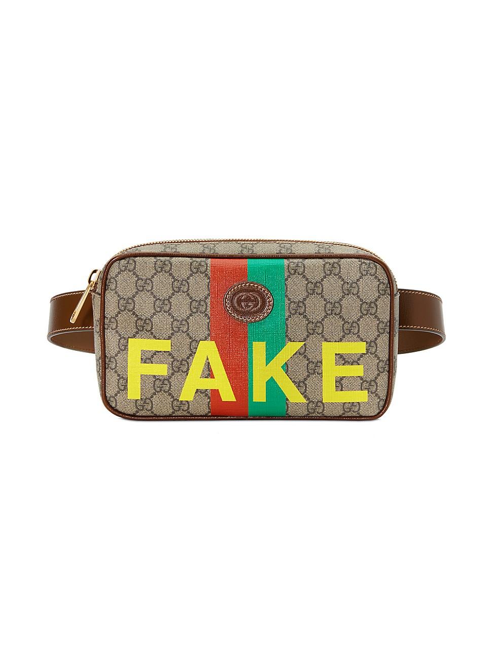 Gucci Printed Coated Canvas Belt Bag in Brown for Men - 49% - Lyst