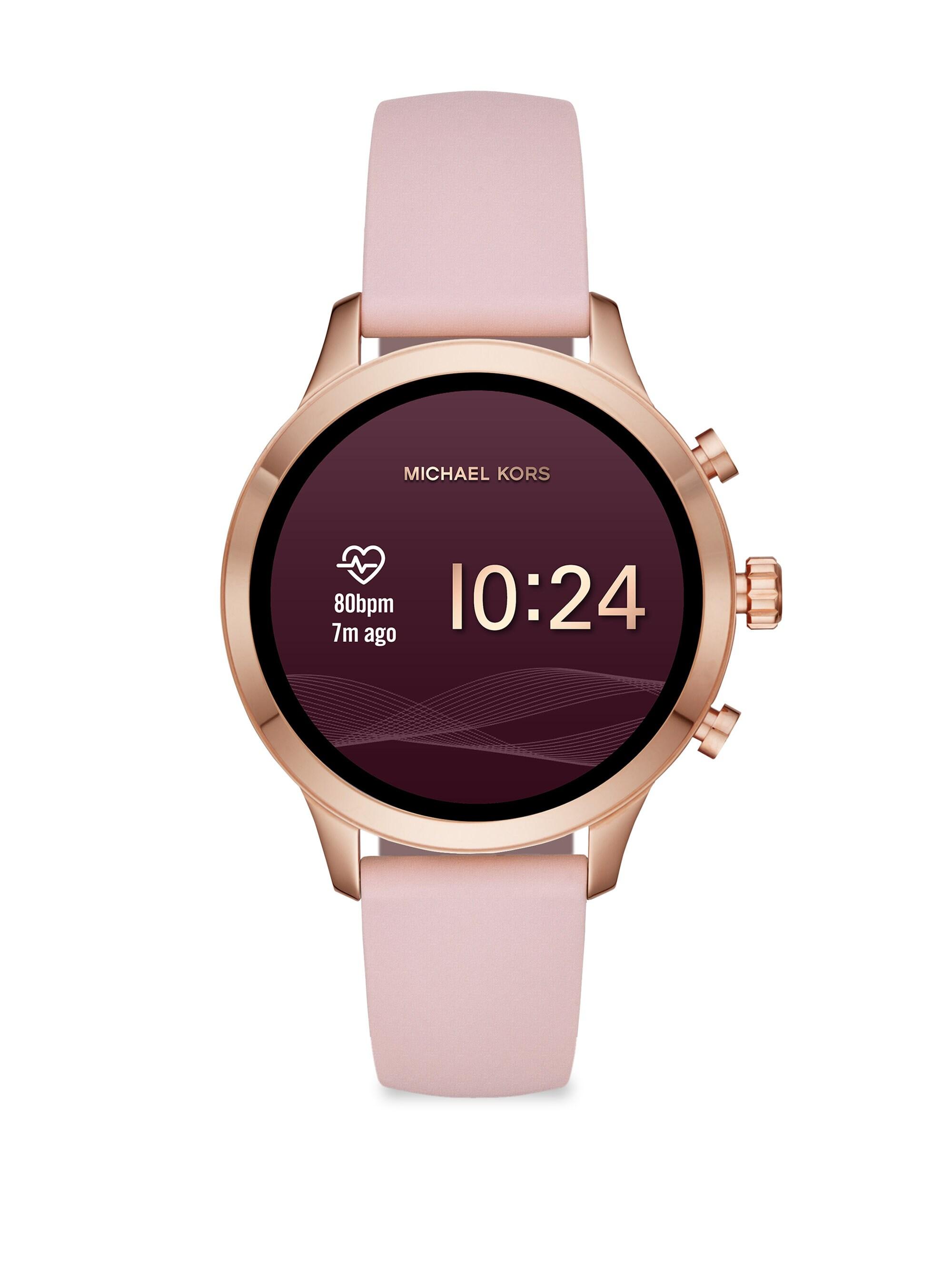 michael kors purple smart watch