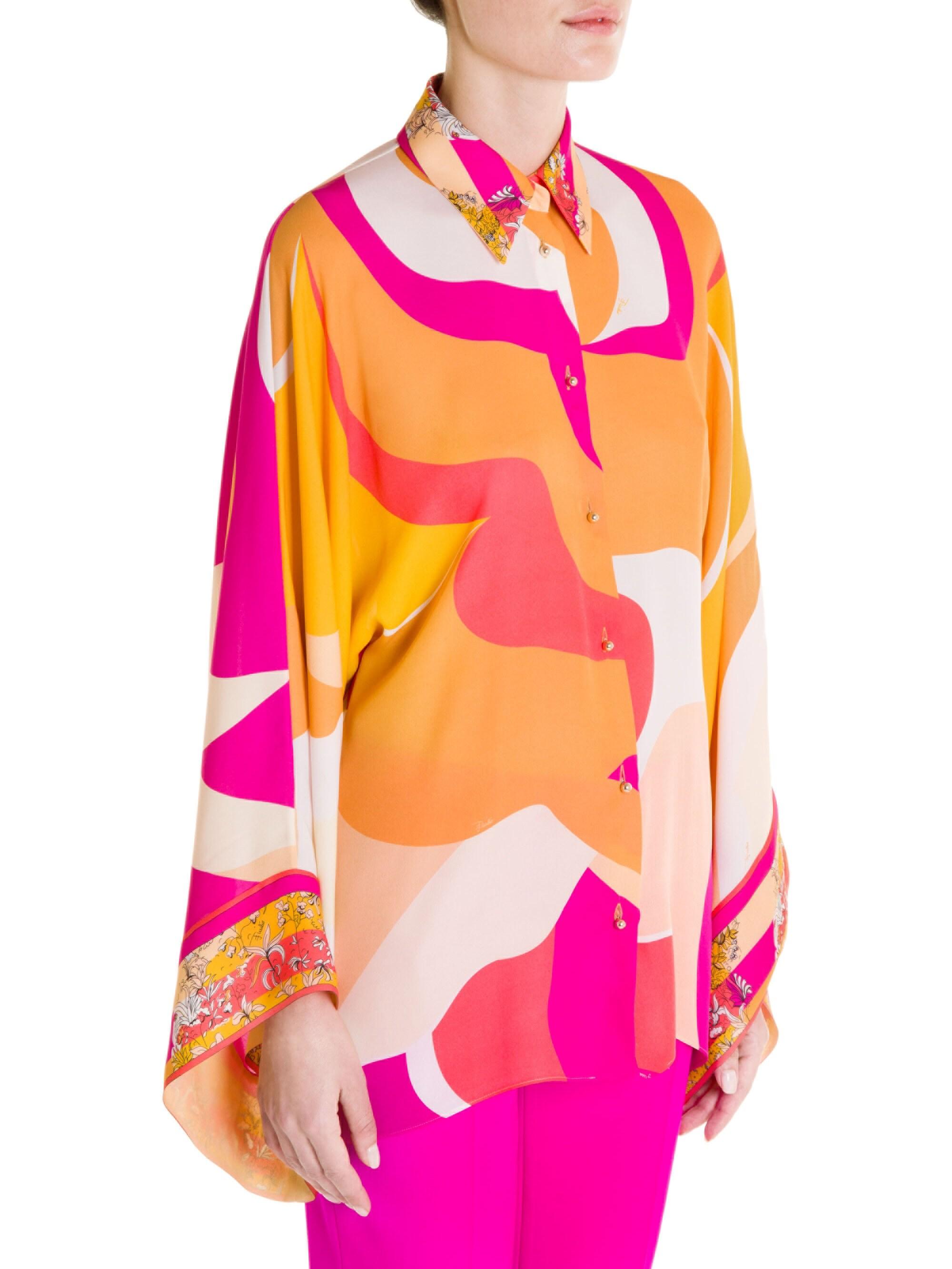 silk kimono blouse