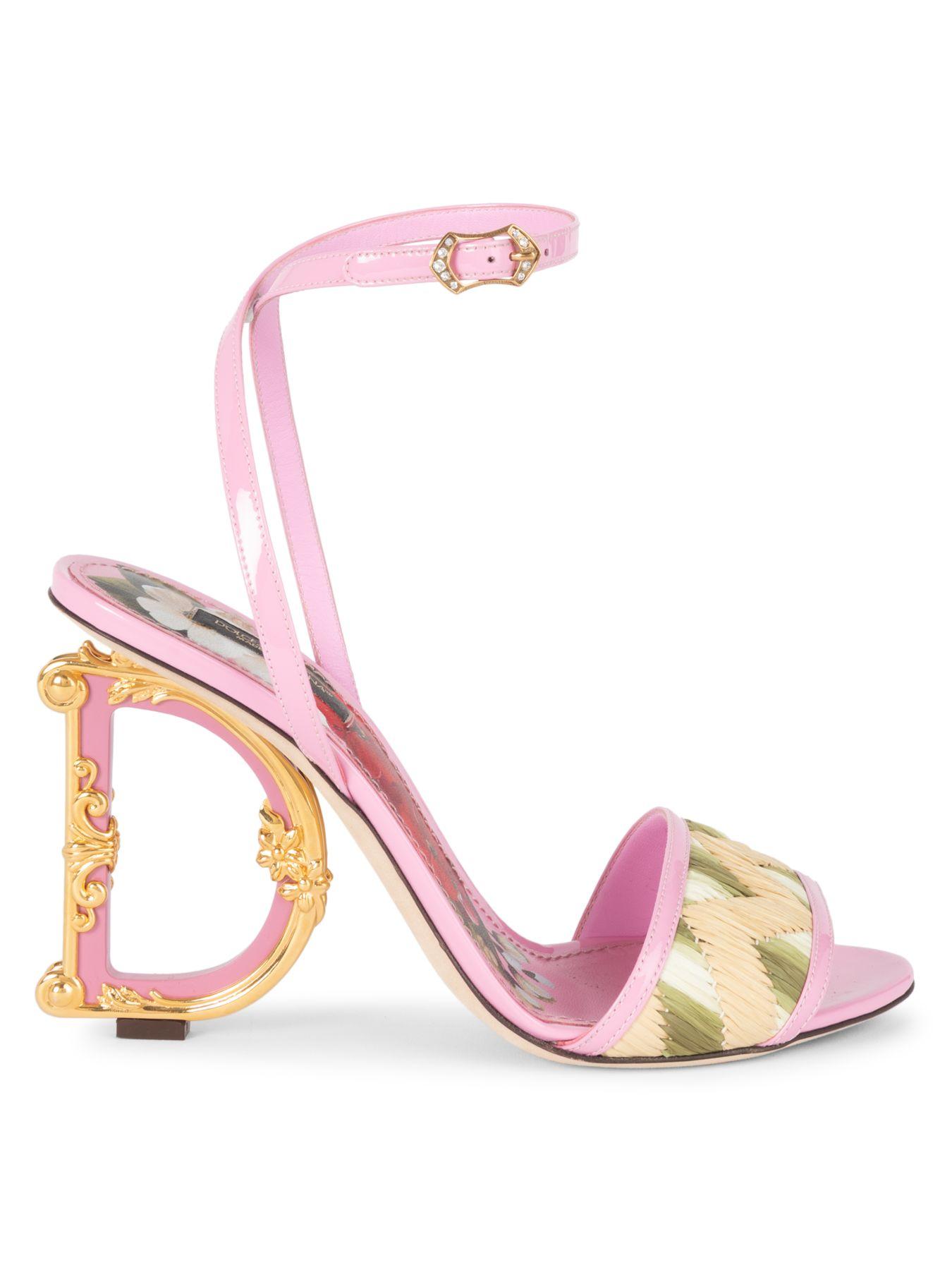 Dolce & Gabbana Keira crystal-embellished 90mm Sandals - Farfetch