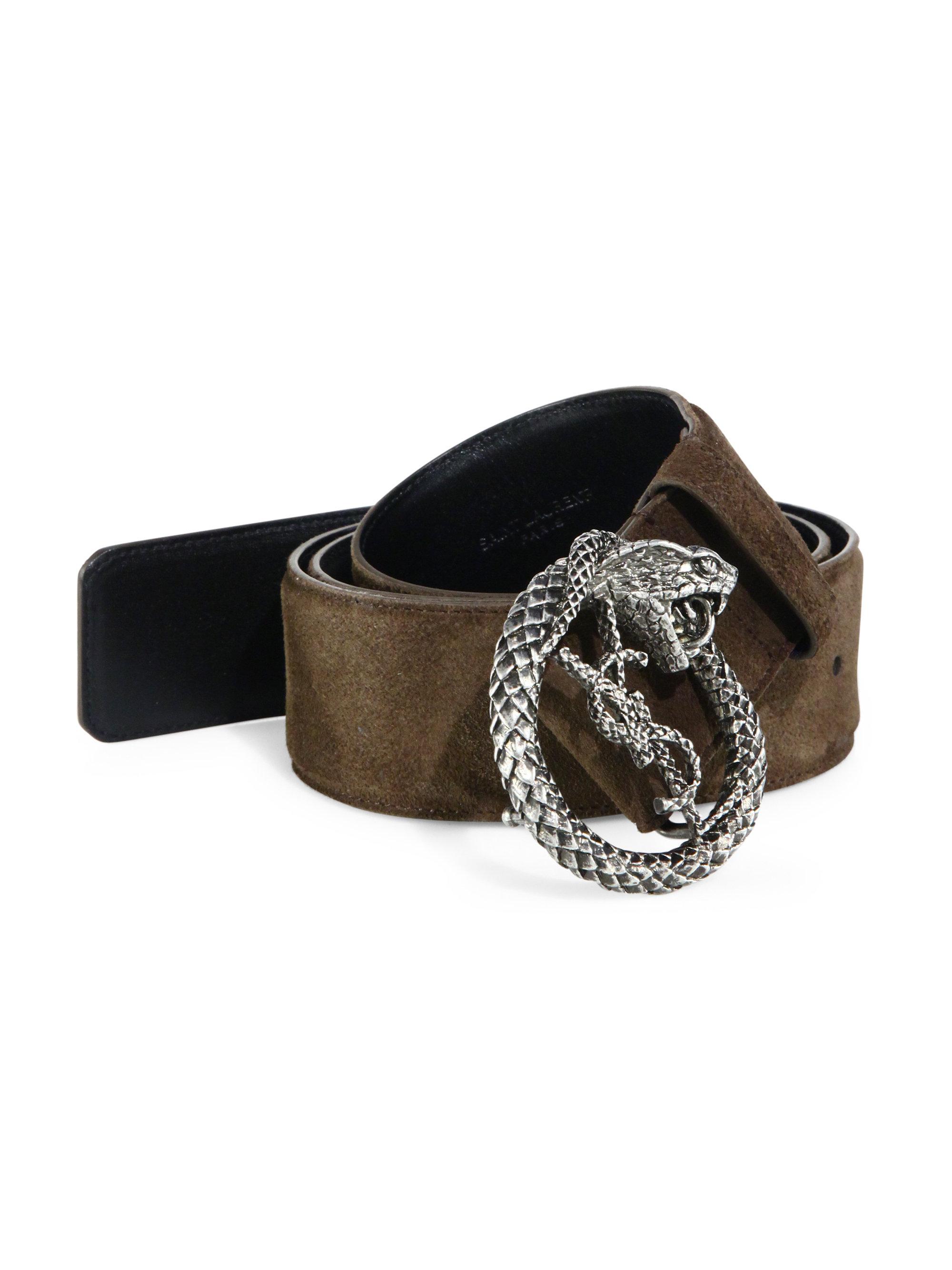 saint laurent serpent belt