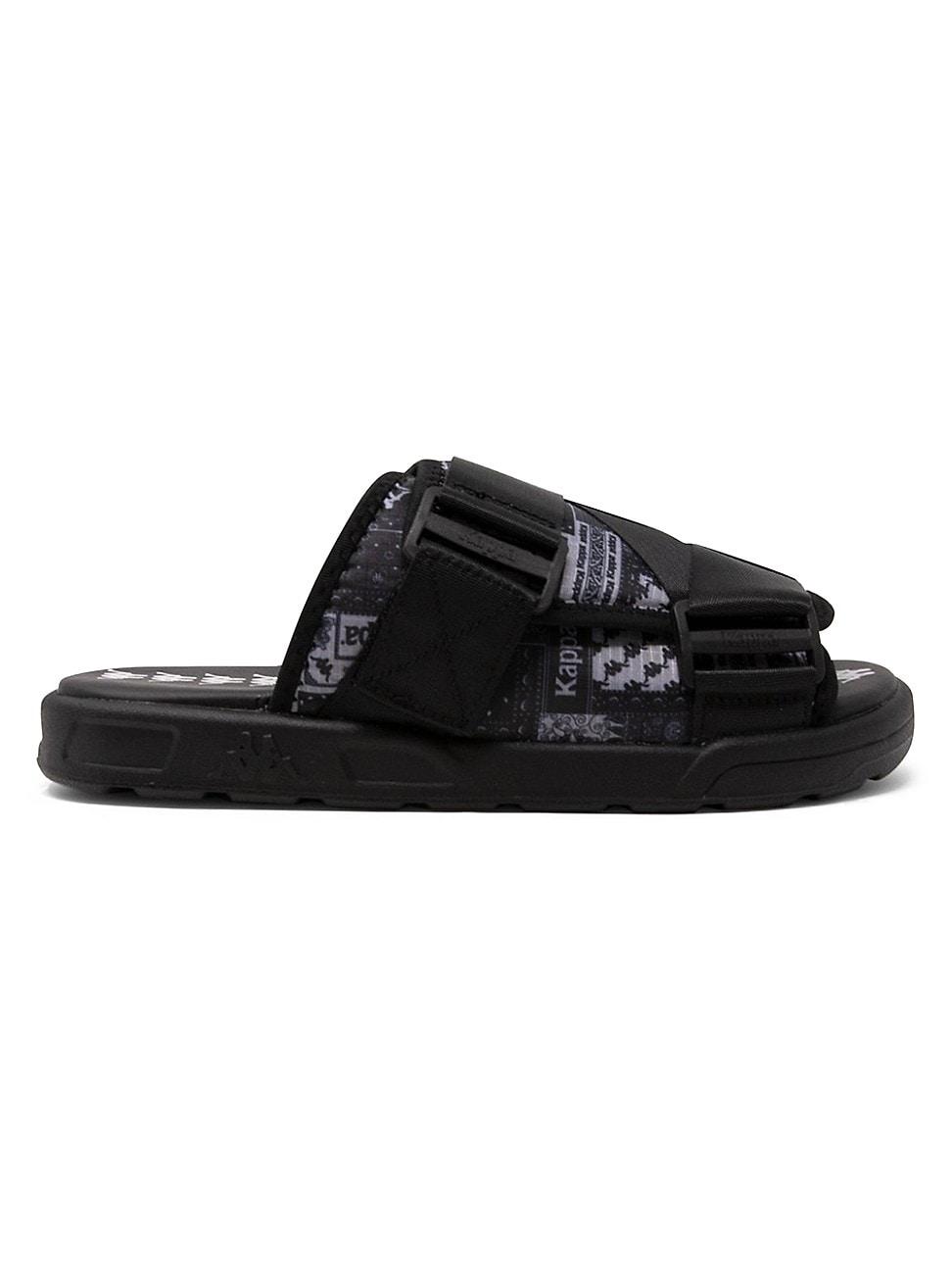 Kappa Synthetic Authentic Nuuk 1 Nylon Slide Sandals in Black Grey (Black)  for Men | Lyst