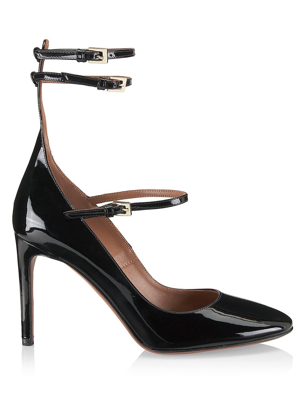 Alaïa Patent Leather Mary Jane Pumps in Black Lyst