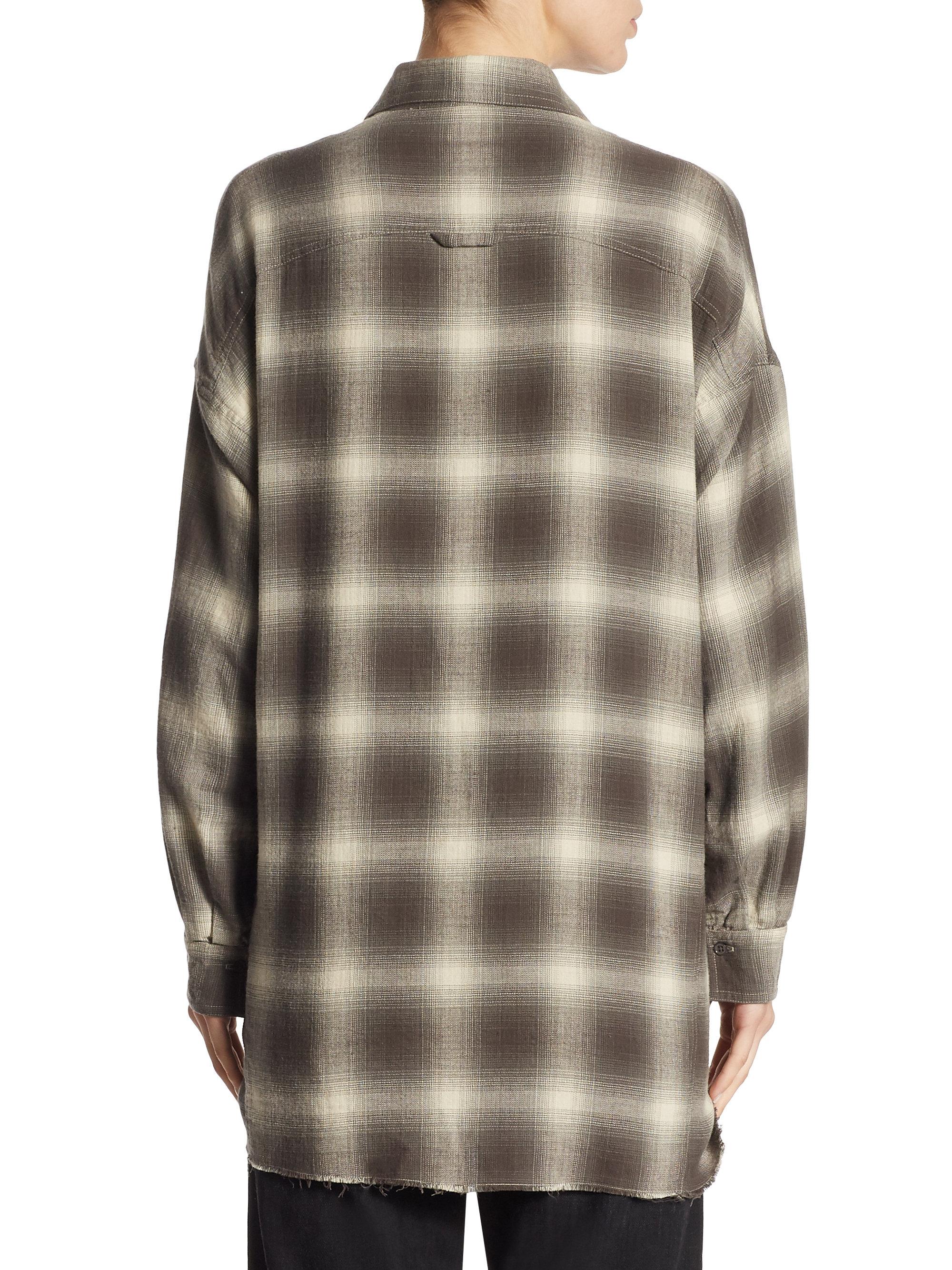 gray button down shirt women's