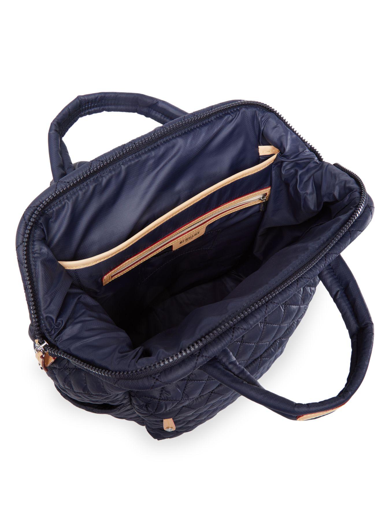 mz wallace top handle backpack