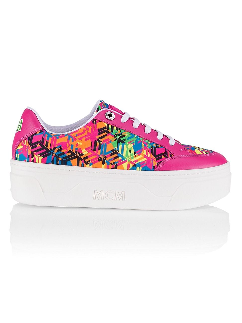 mcm skyward platform sneakers