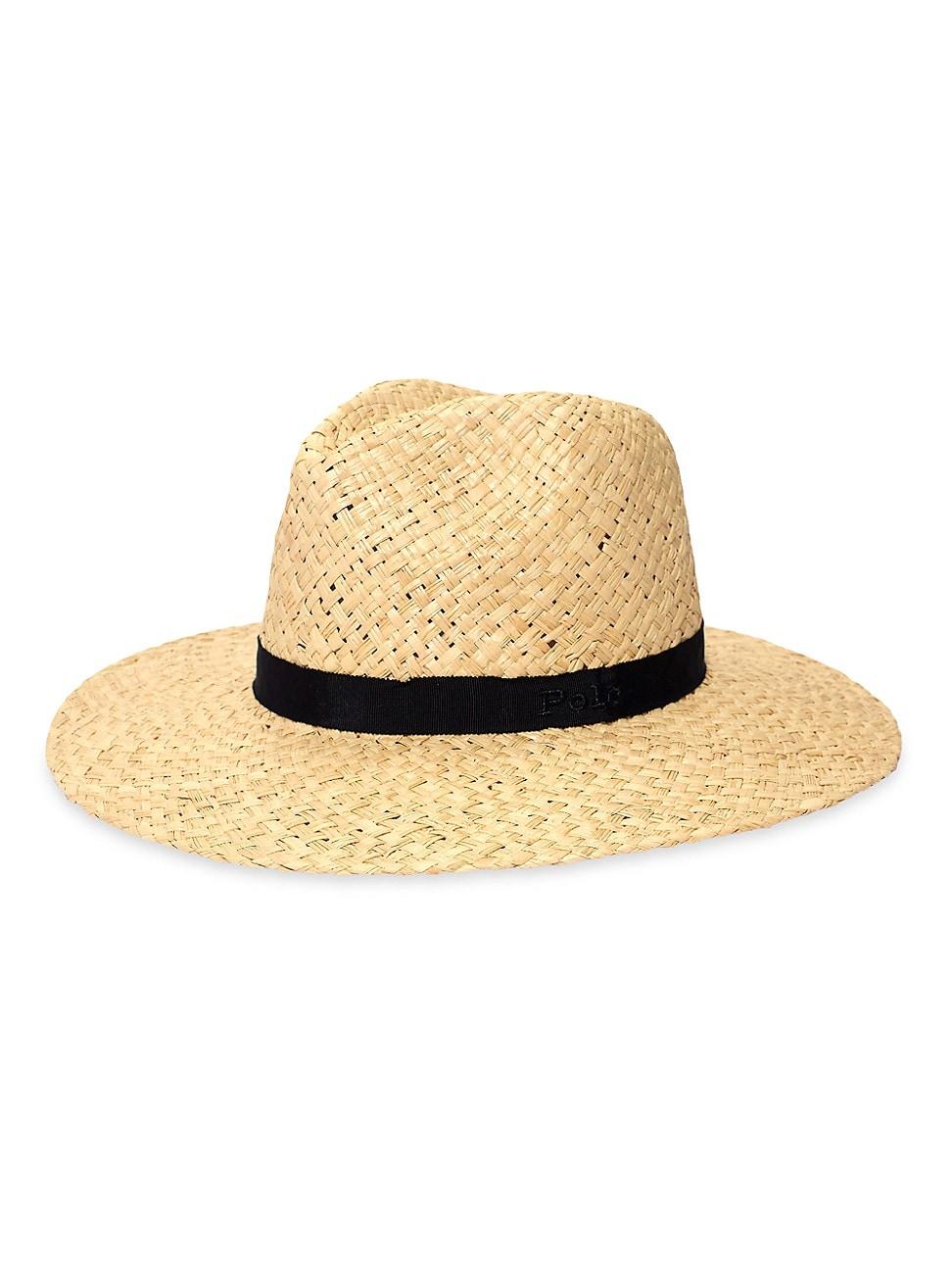 Polo Ralph Lauren Icons Raffia Fedora in Natural Lyst
