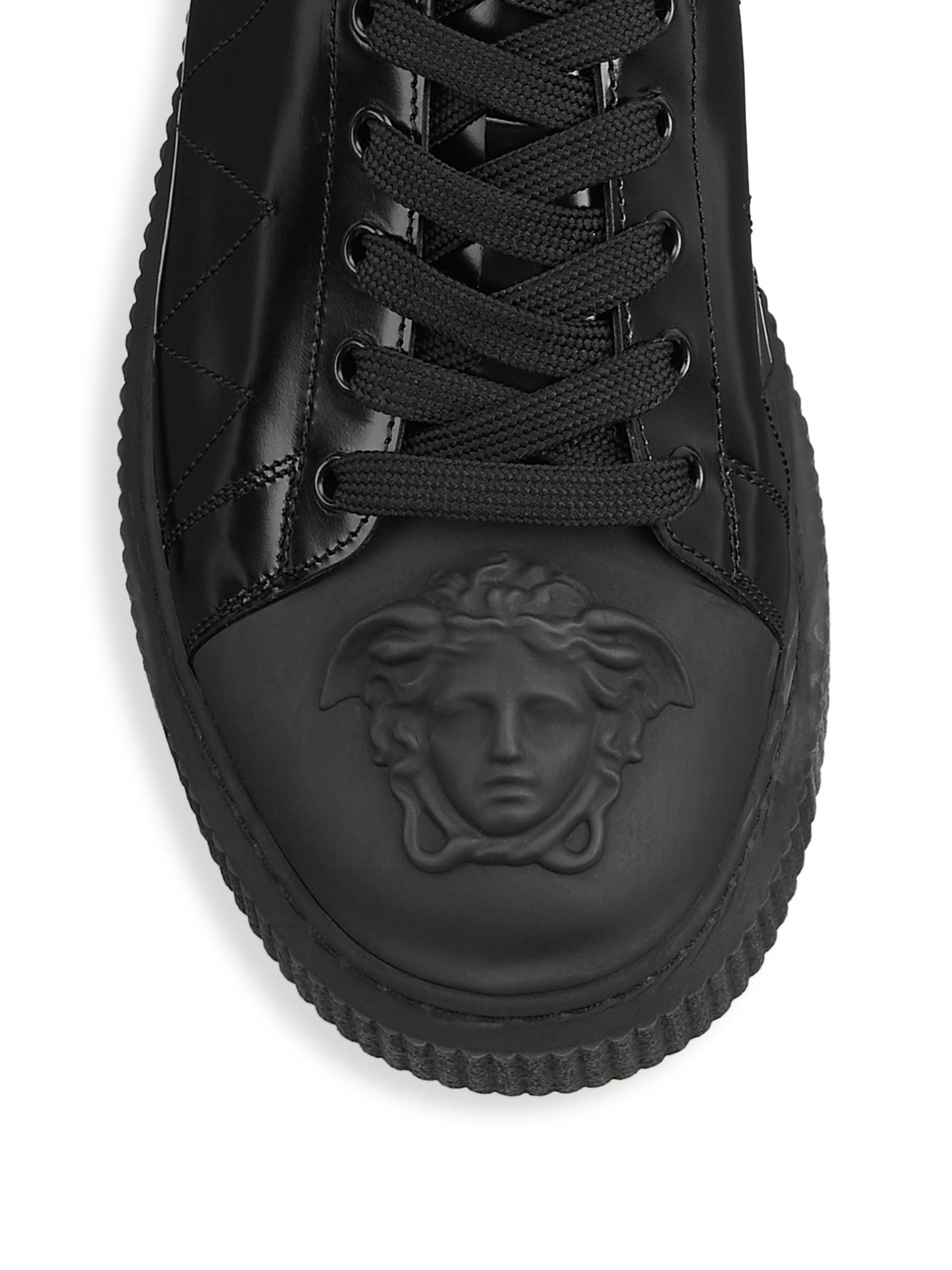 Versace Medusa Leather Nyx Sneakers in 