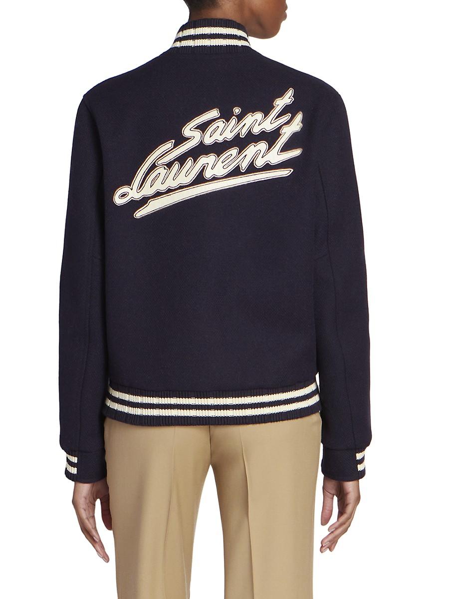 Saint Laurent Teddy Long-Sleeved Jacket - ShopStyle