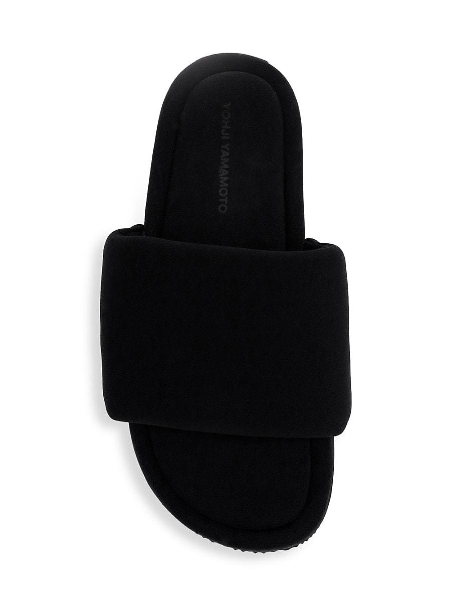 Y-3 Platform Slides in Black for Men | Lyst
