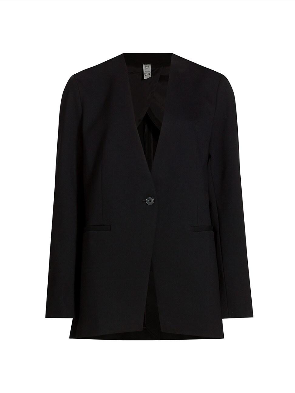 Spanx The Perfect Collarless Blazer in Black Lyst