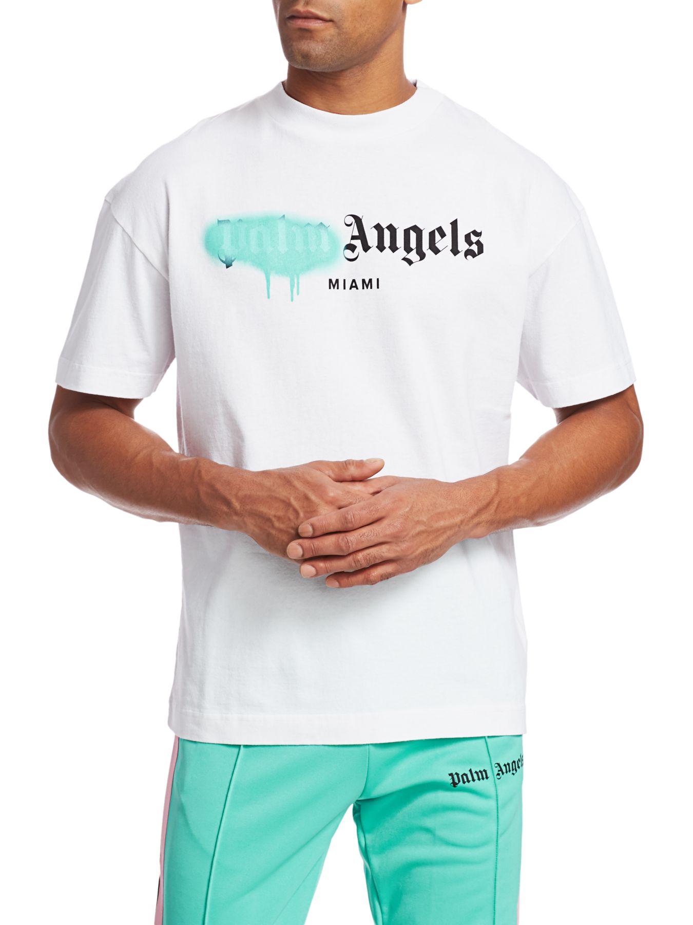 palm angels t shirt paint