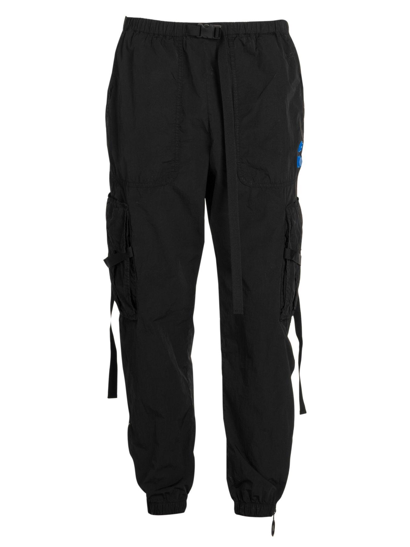 Off-White c/o Virgil Abloh Synthetic Off Parachute Cargo Pants in Black ...