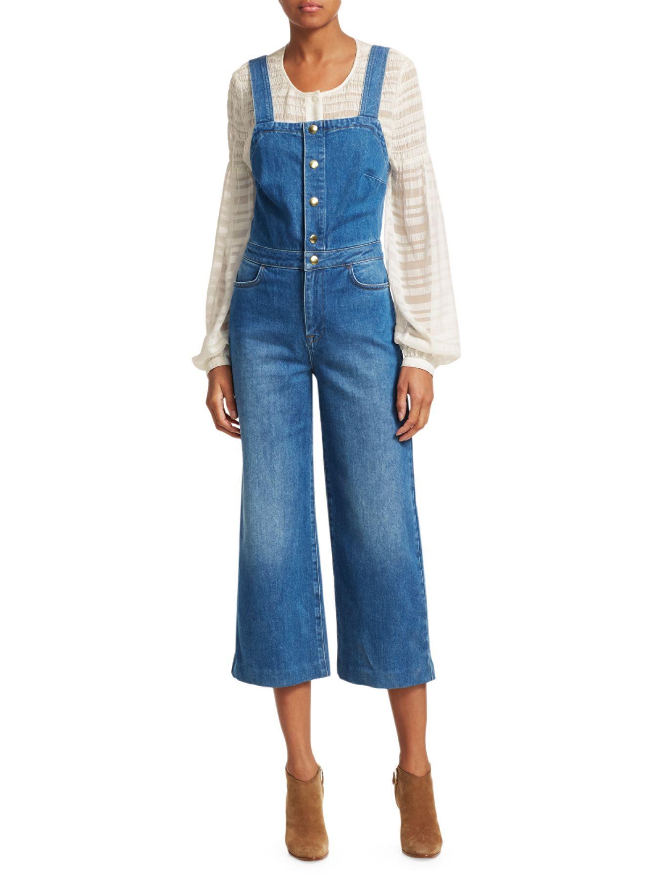 frame denim jumpsuit