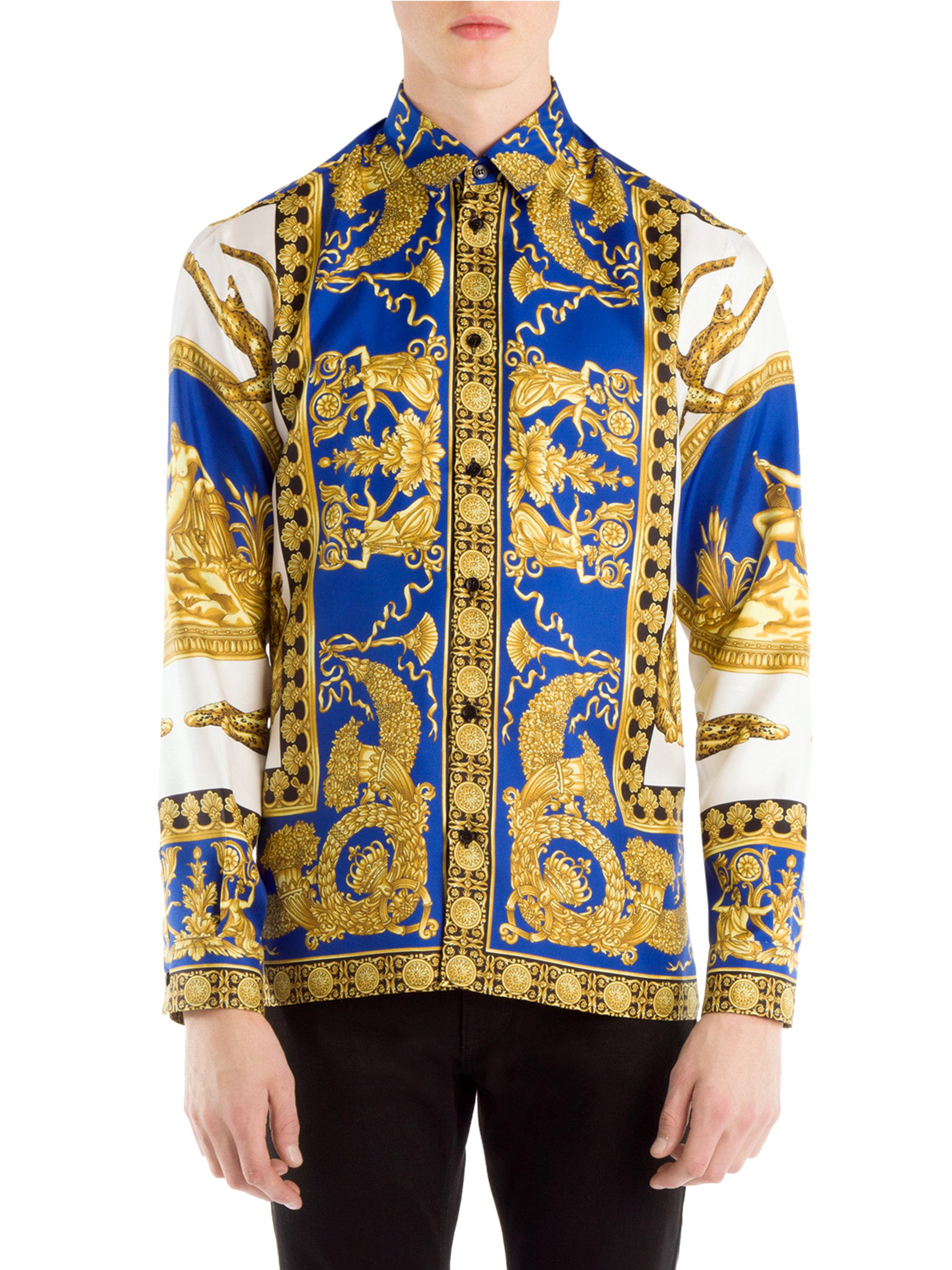 versace button up shirt