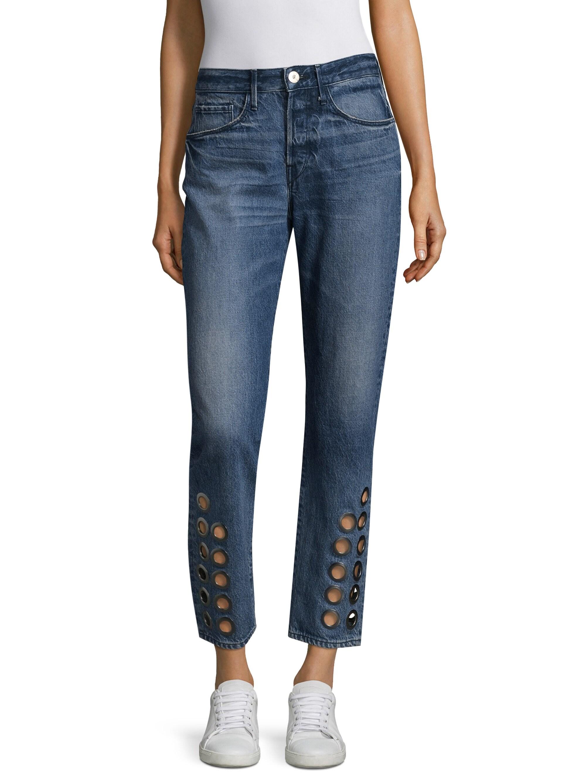 3x1 Hollow Denim Jeans in Blue - Lyst