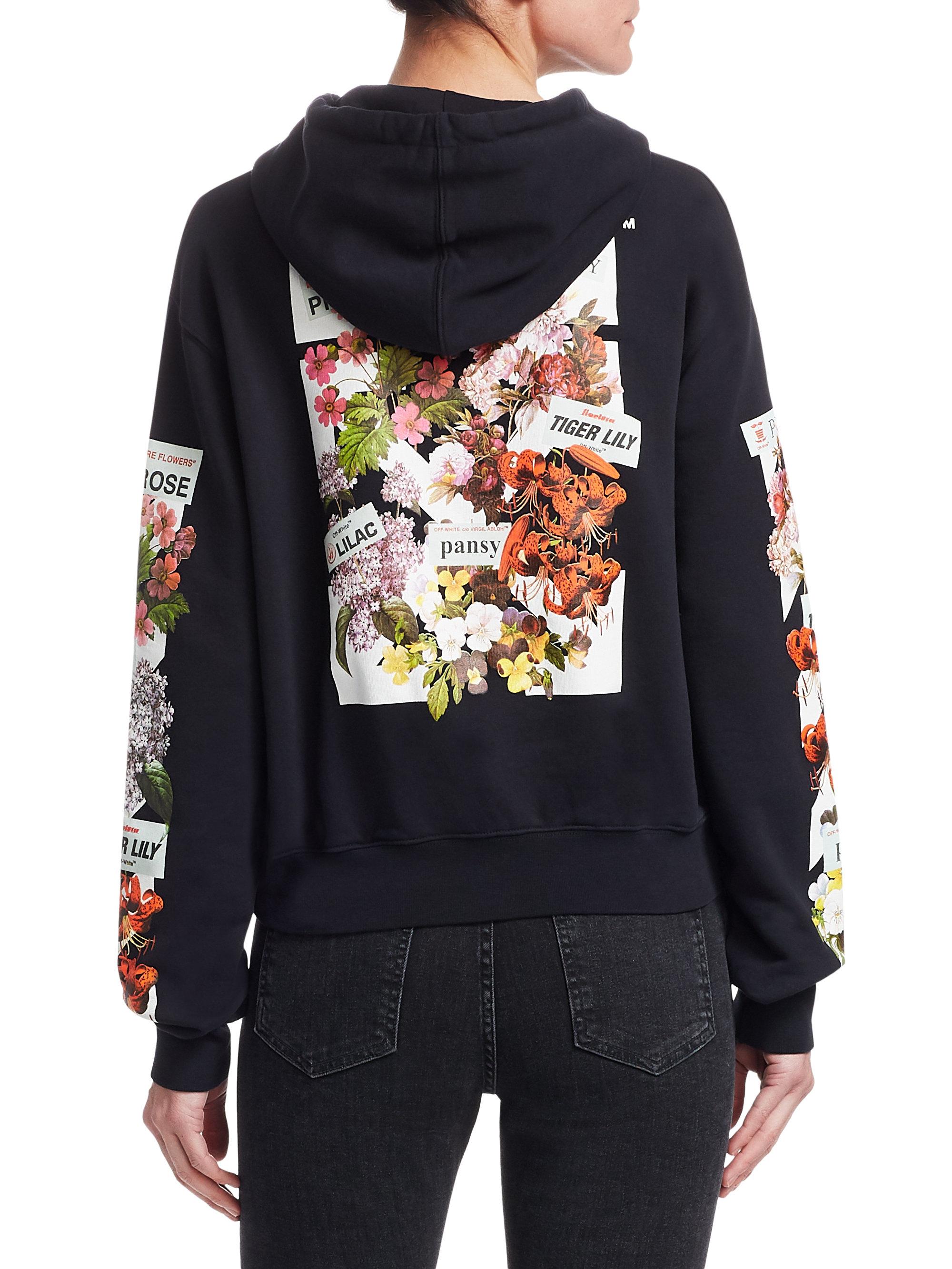 off white flower shop hoodie