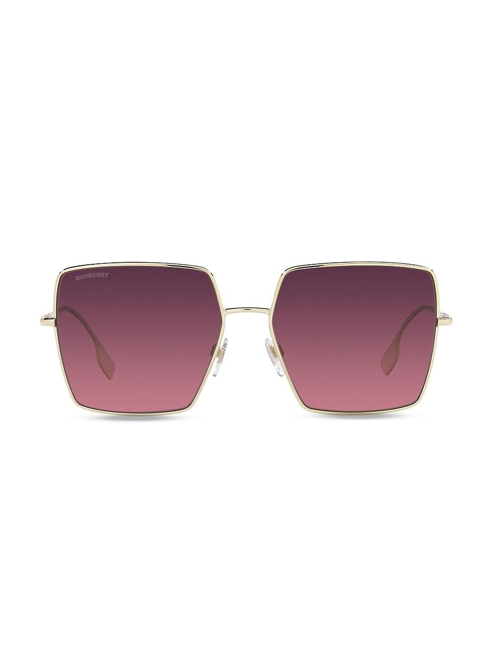 Burberry Daphne 58mm Square Sunglasses in Purple Lyst