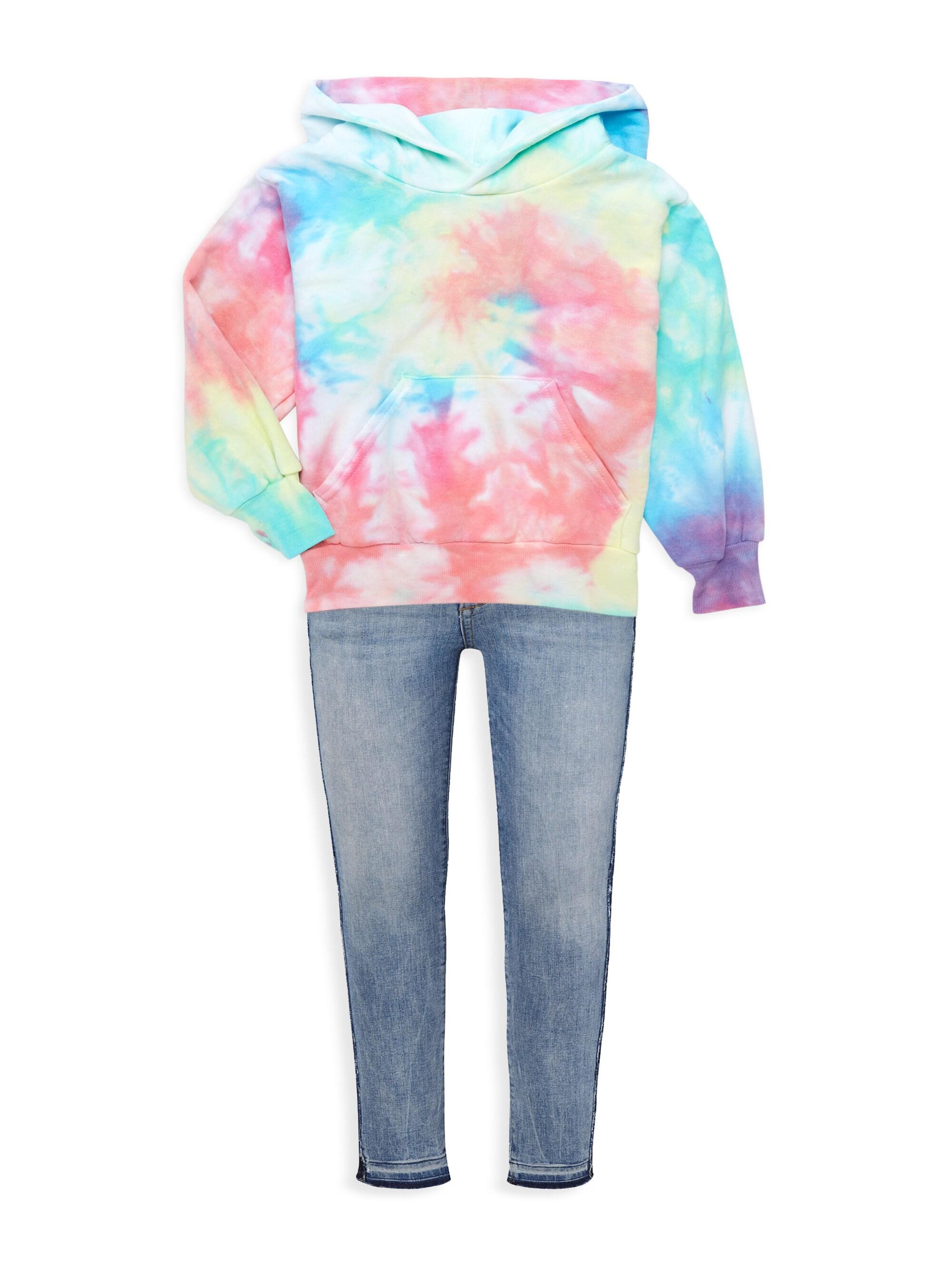 girlies tie dye hoodie