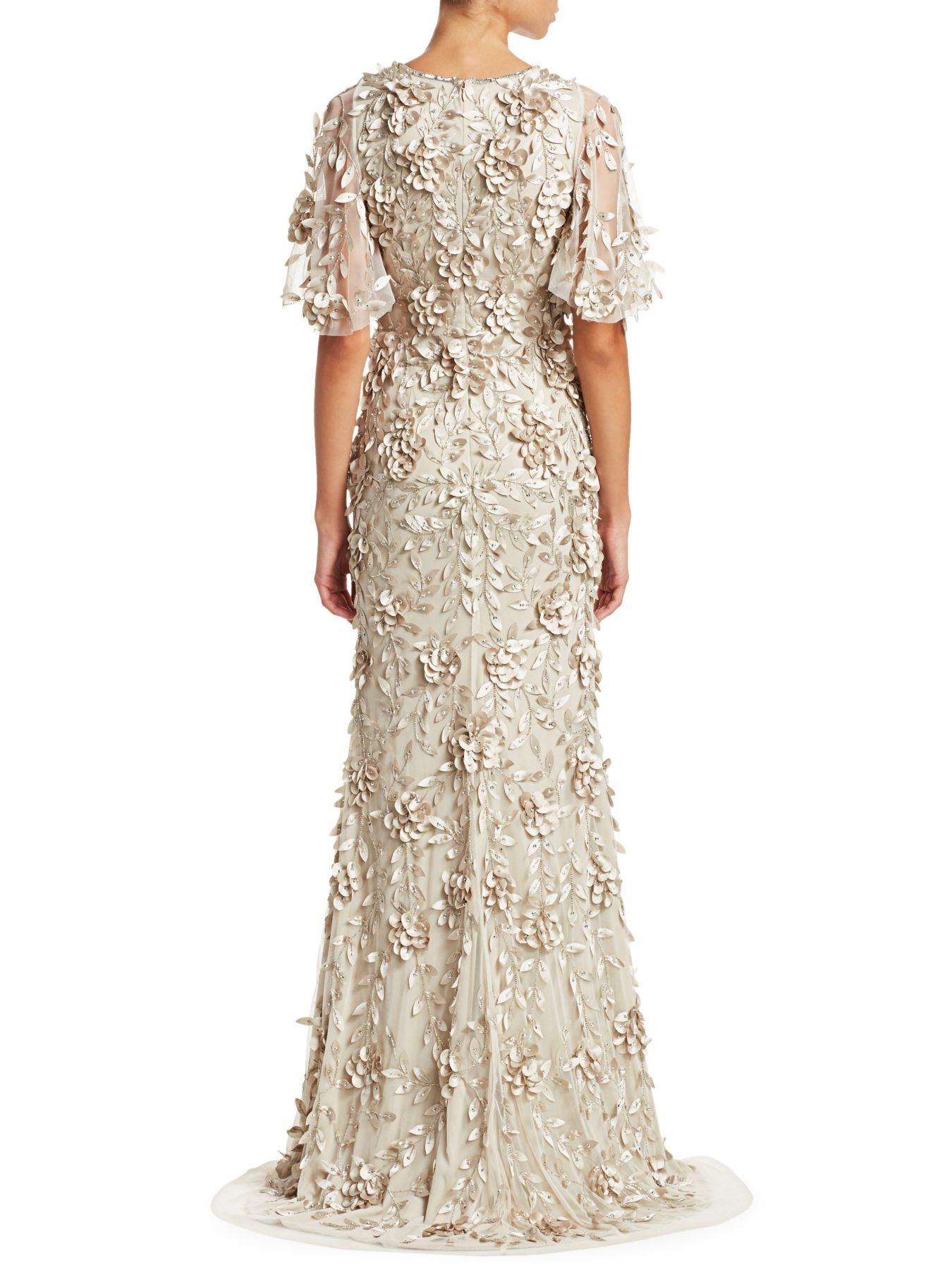theia embellished tulle gown