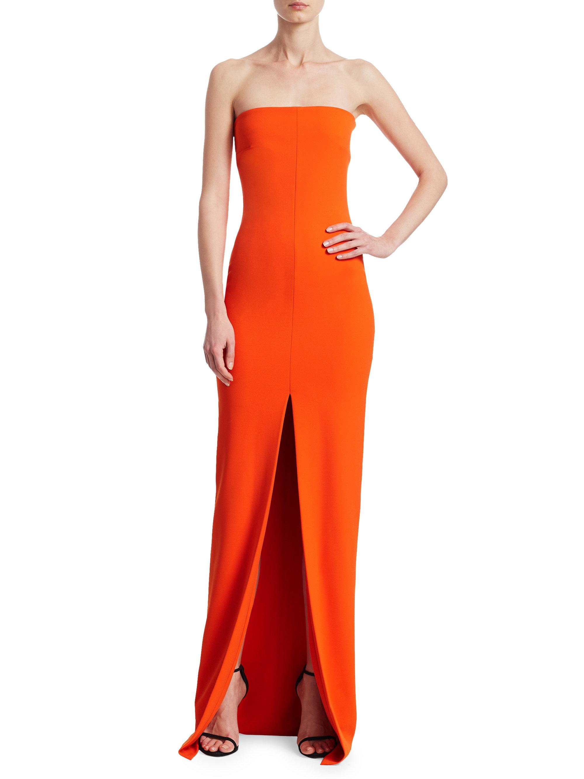 solace london orange dress