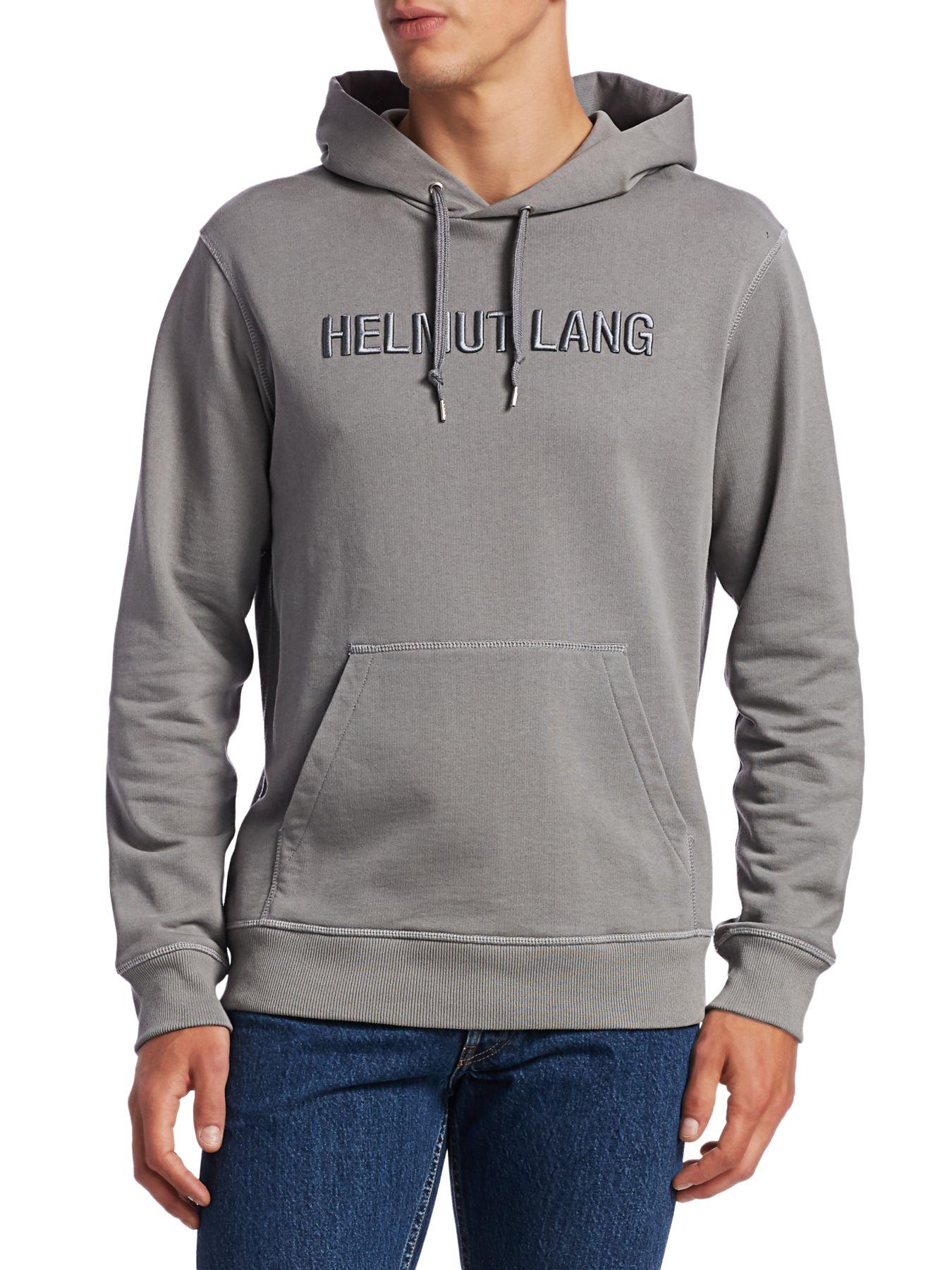 grey helmut lang hoodie