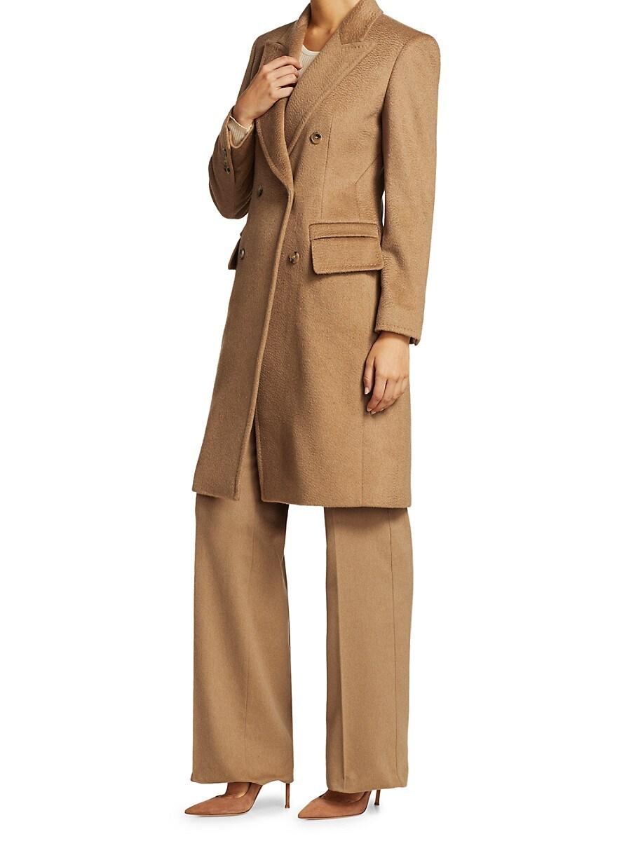 cue camel coat