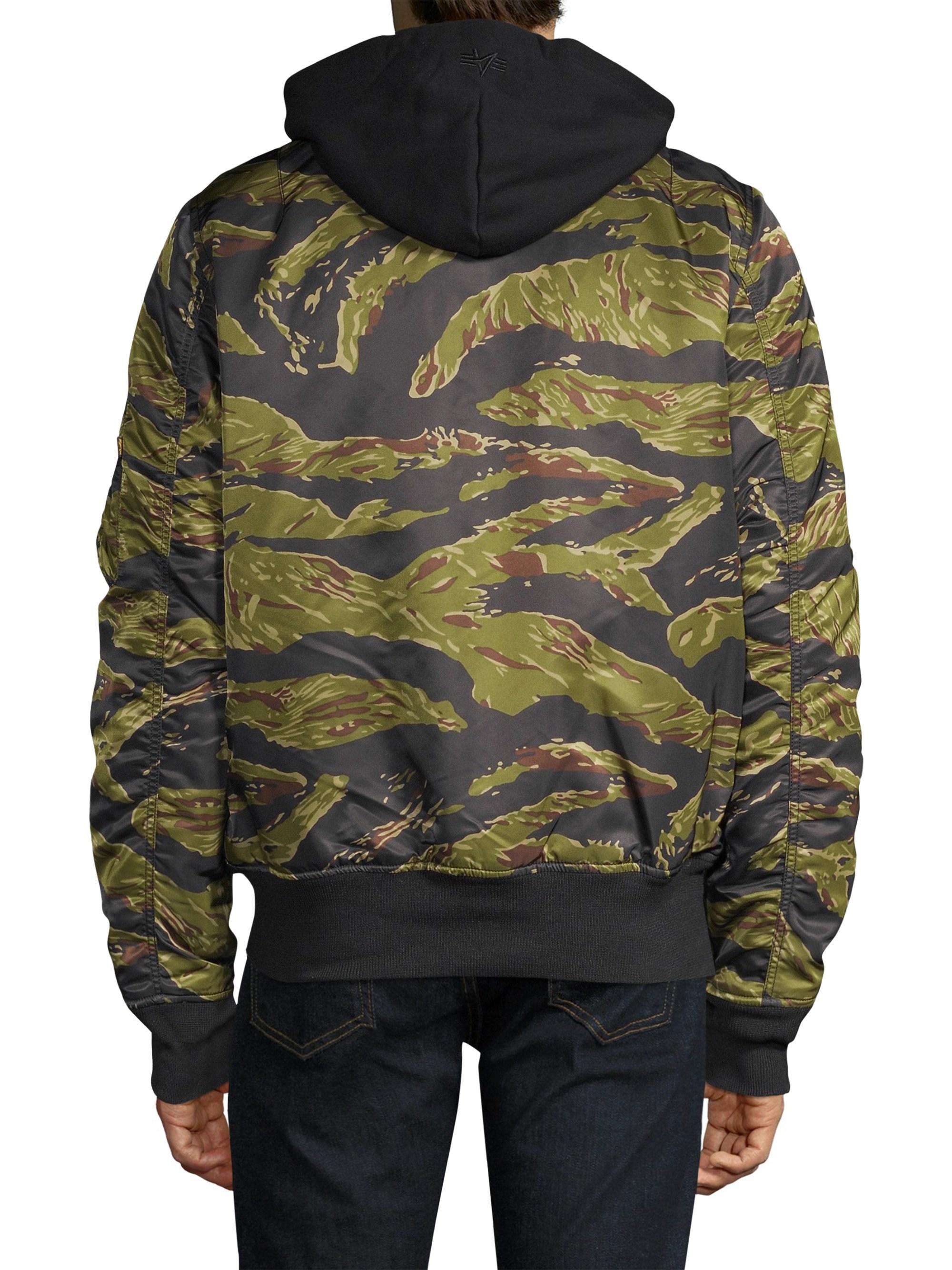 Alpha Industries Synthetic Natus Tiger Camouflage Nylon ...