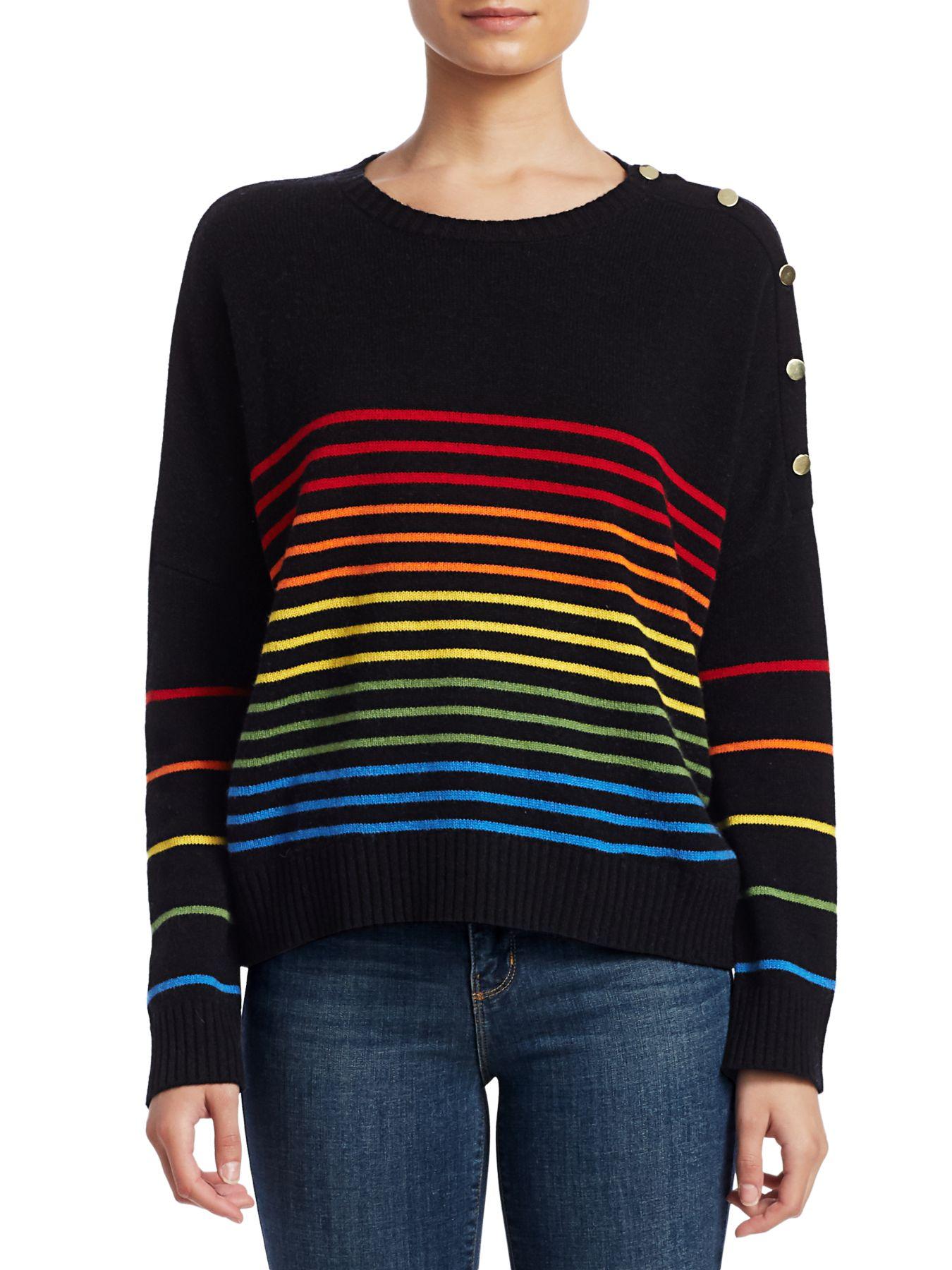 sundry rainbow sweatshirt