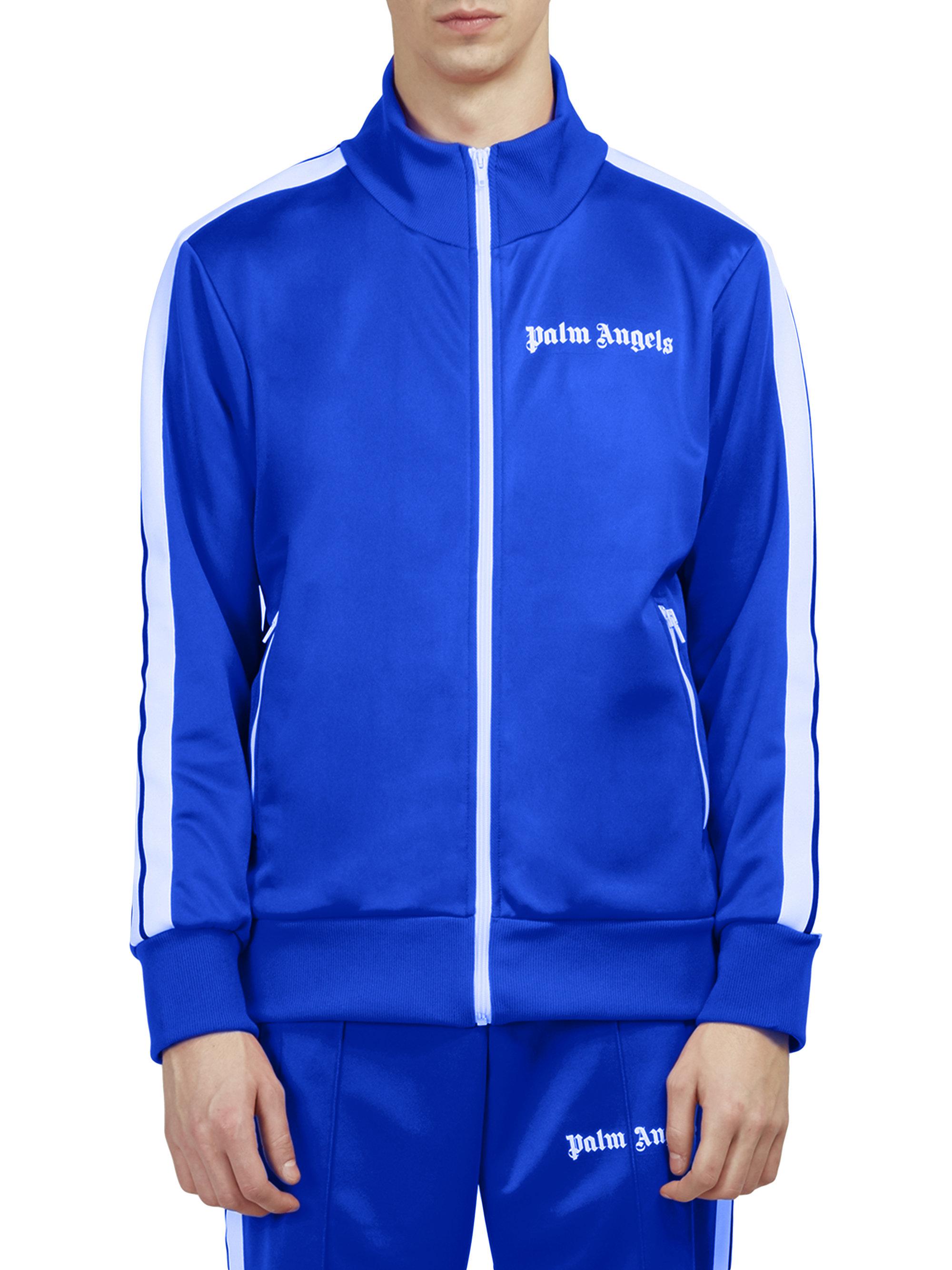 Palm Angels Synthetic Classic Track Jacket in Blue for Men | Lyst