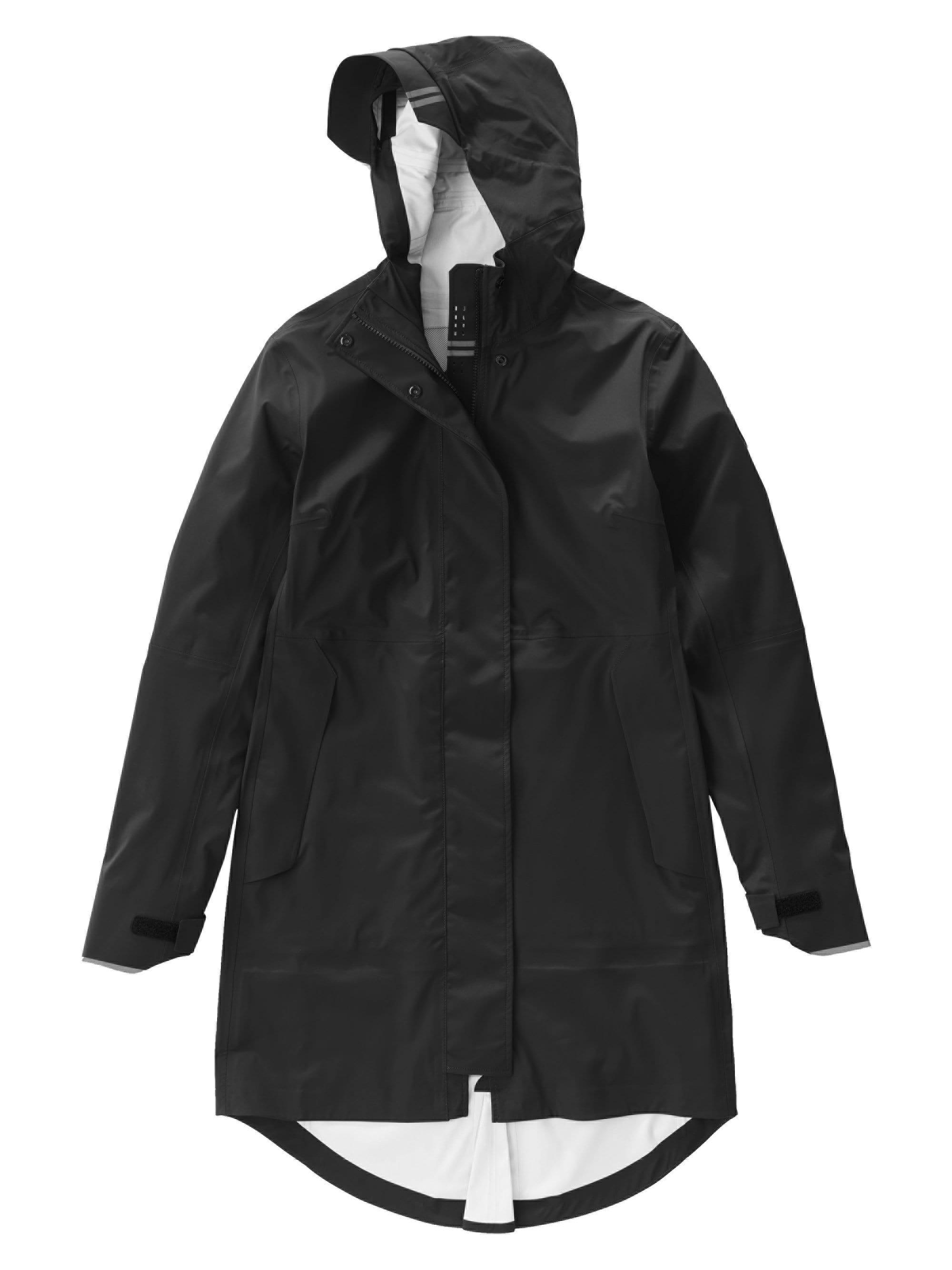 Canada Goose Goose Salida Hooded Rain Jacket in Black Lyst