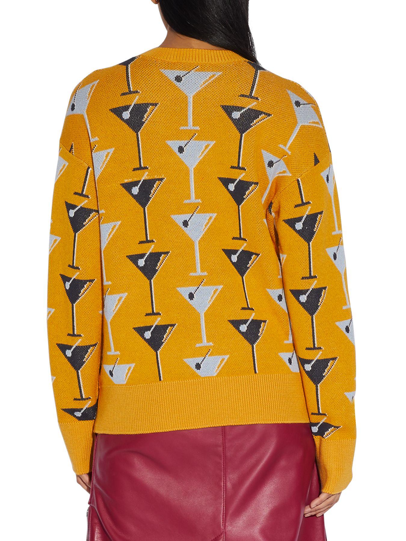 coach yellow sweater