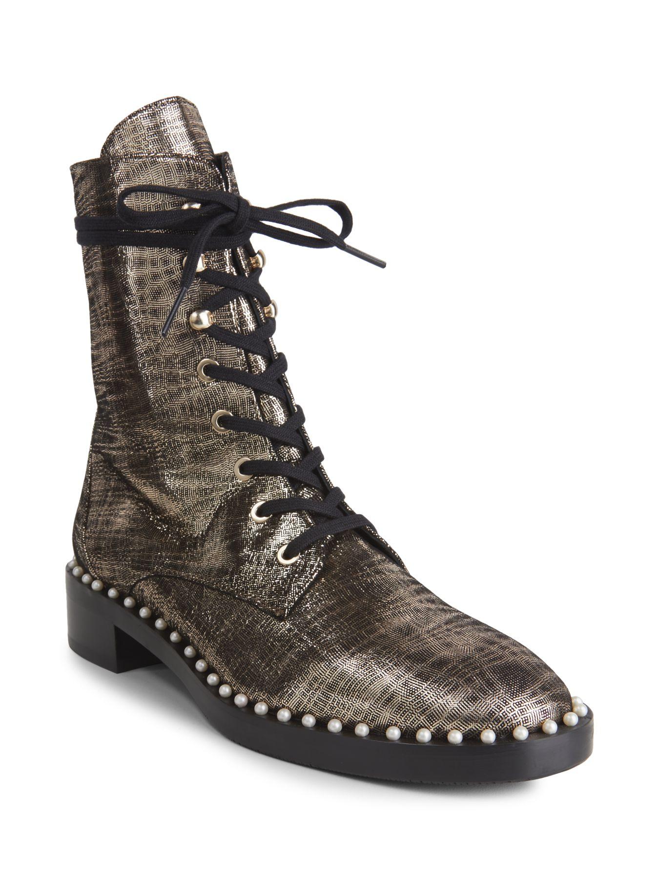 stuart weitzman sondra combat boot