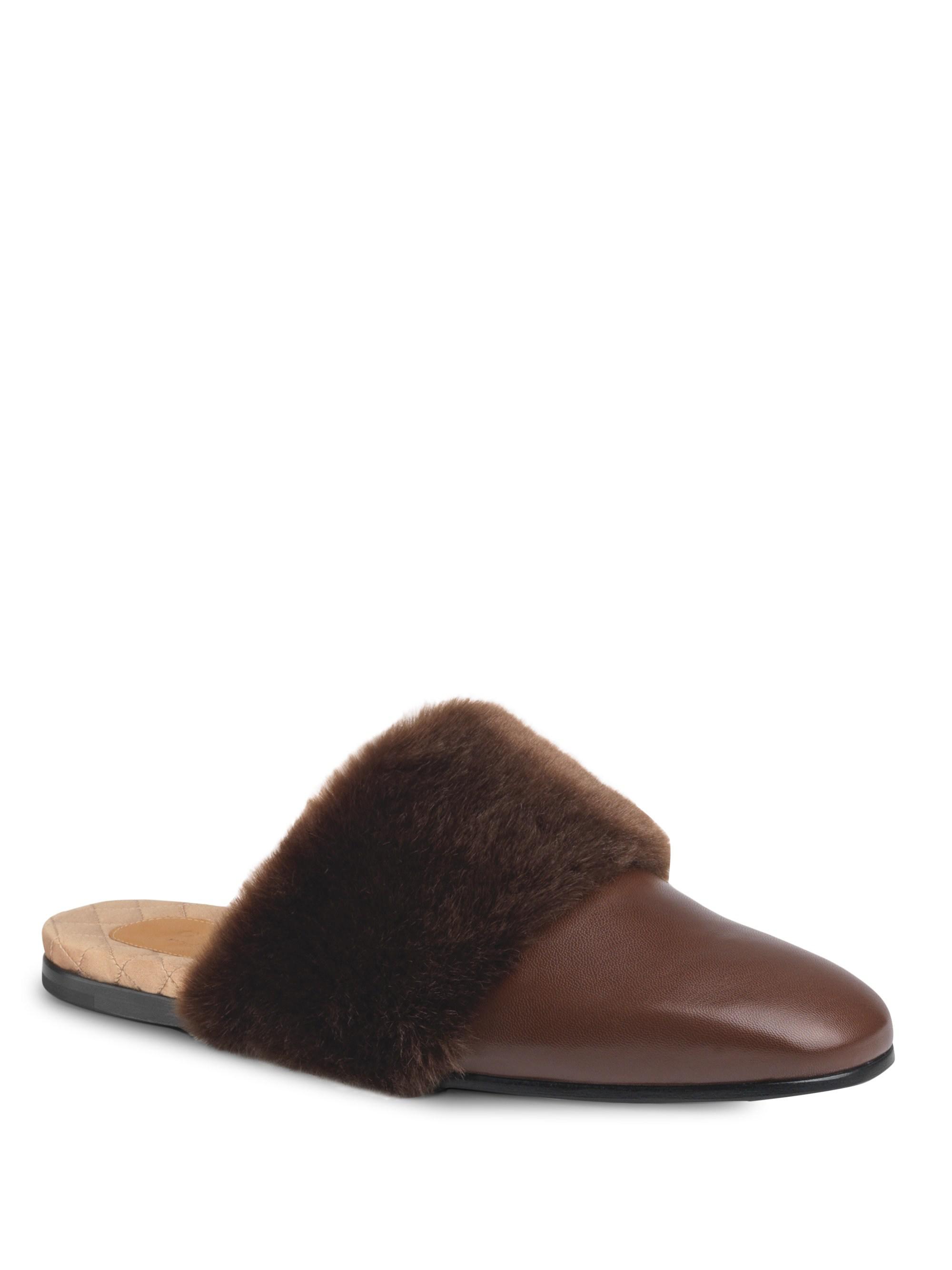 gucci slippers with fur